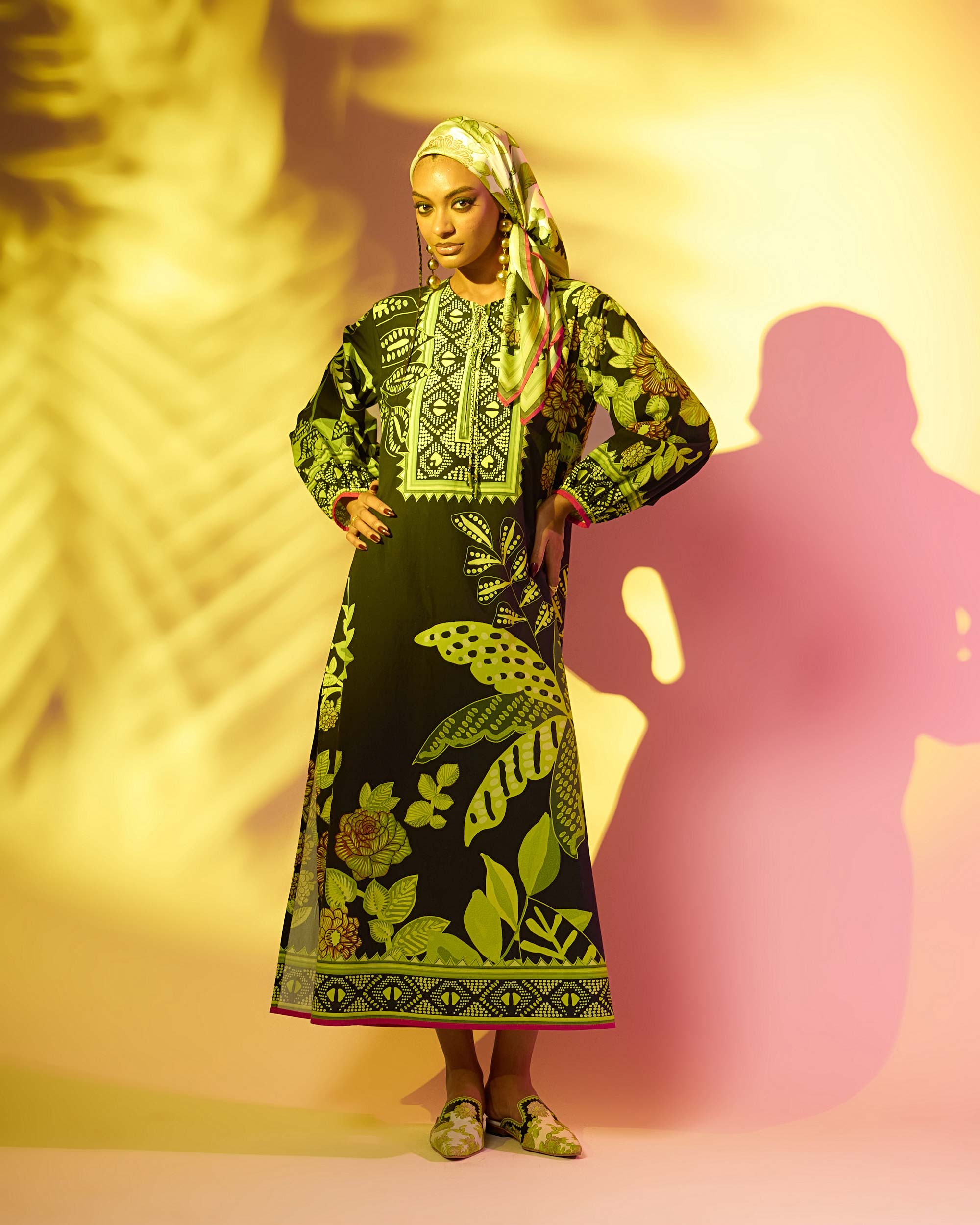 Jamaica : Zarah - Black/Lime