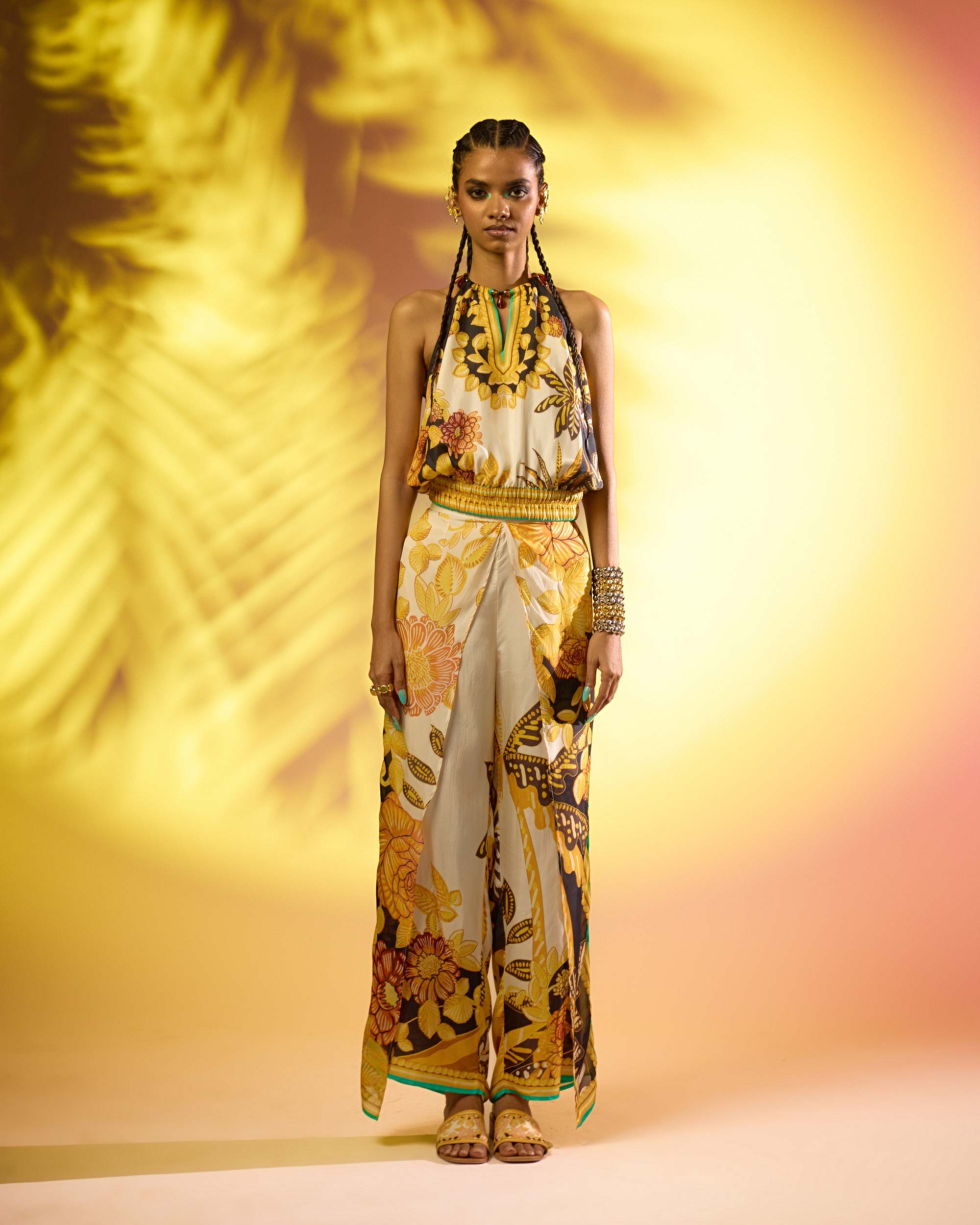 Jamaica : Chandani/Gulbano - Ivory/Yellow