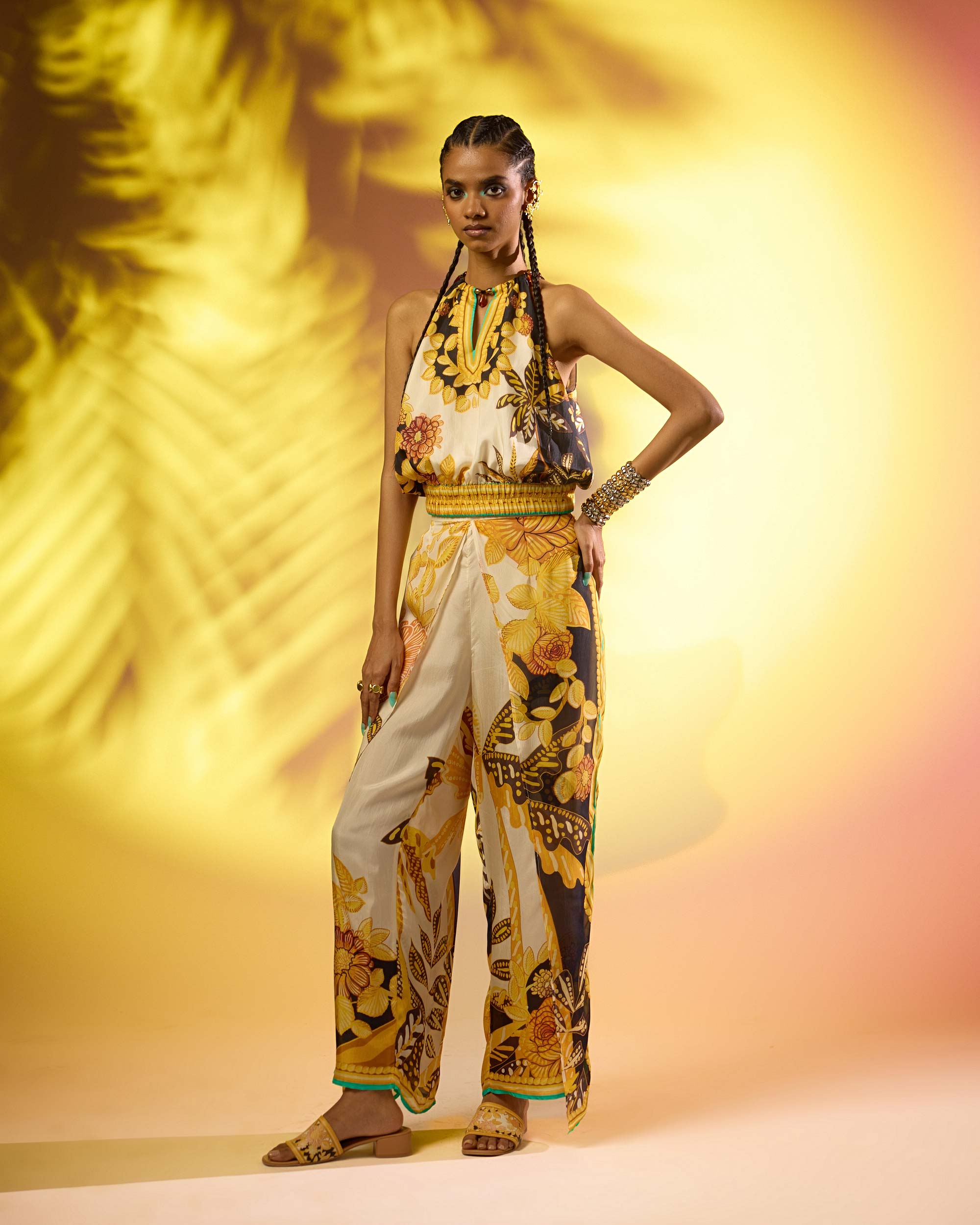 Jamaica : Chandani/Gulbano - Ivory/Yellow