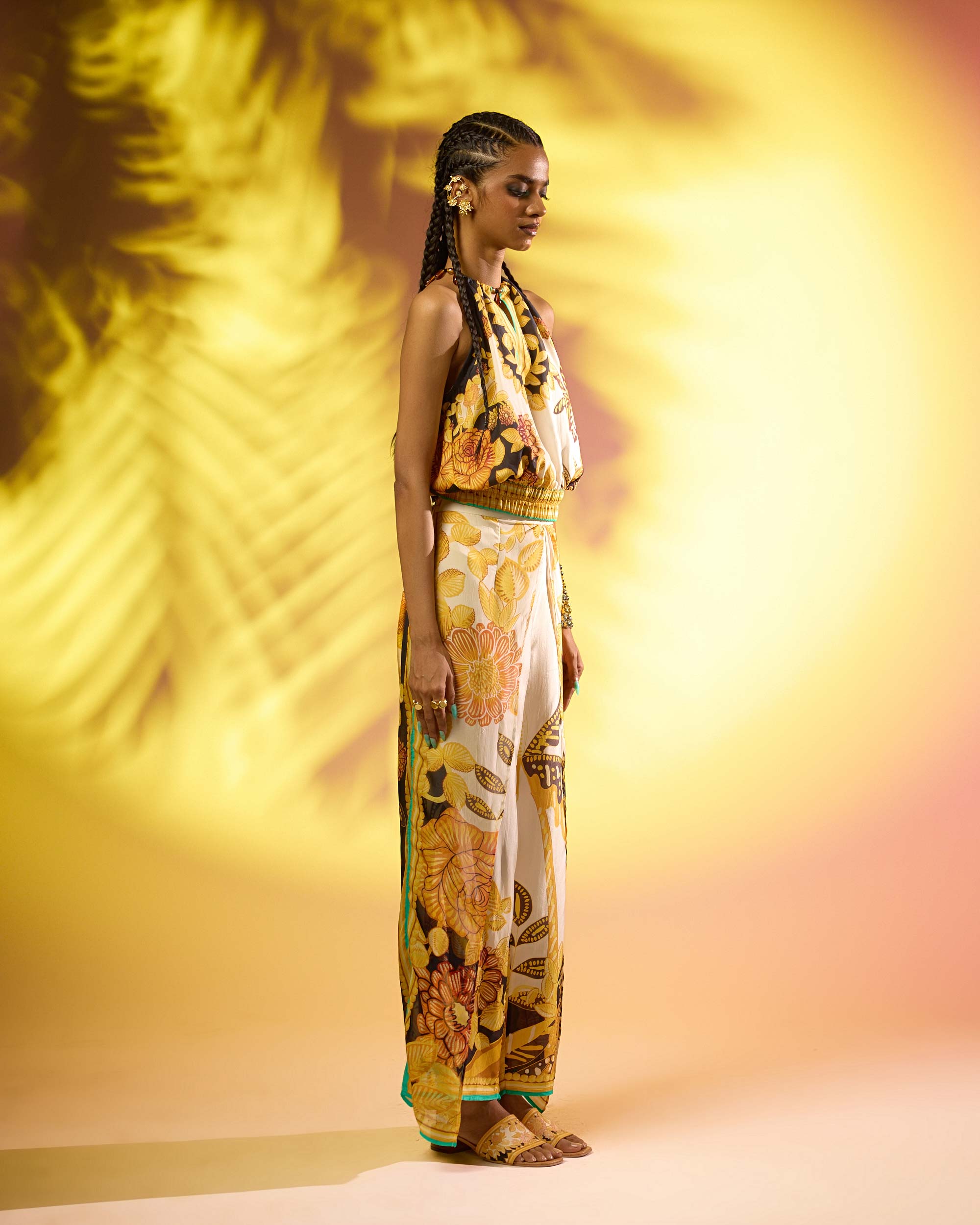 Jamaica : Chandani/Gulbano - Ivory/Yellow
