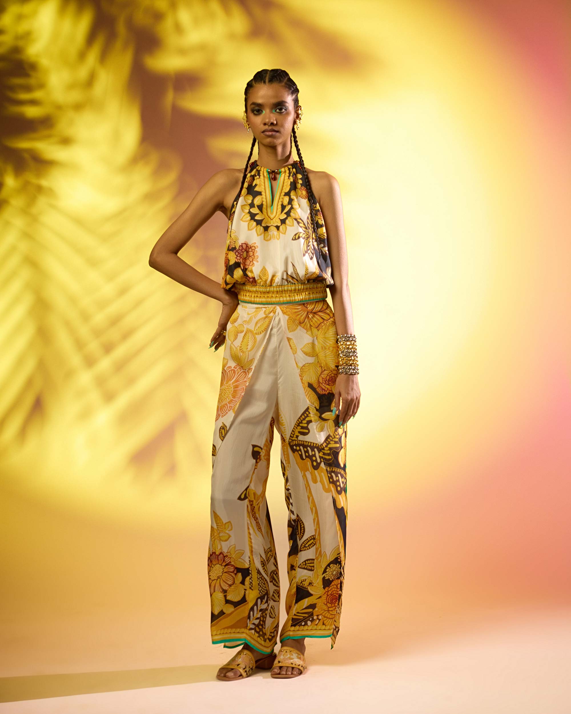 Jamaica : Chandani/Gulbano - Ivory/Yellow