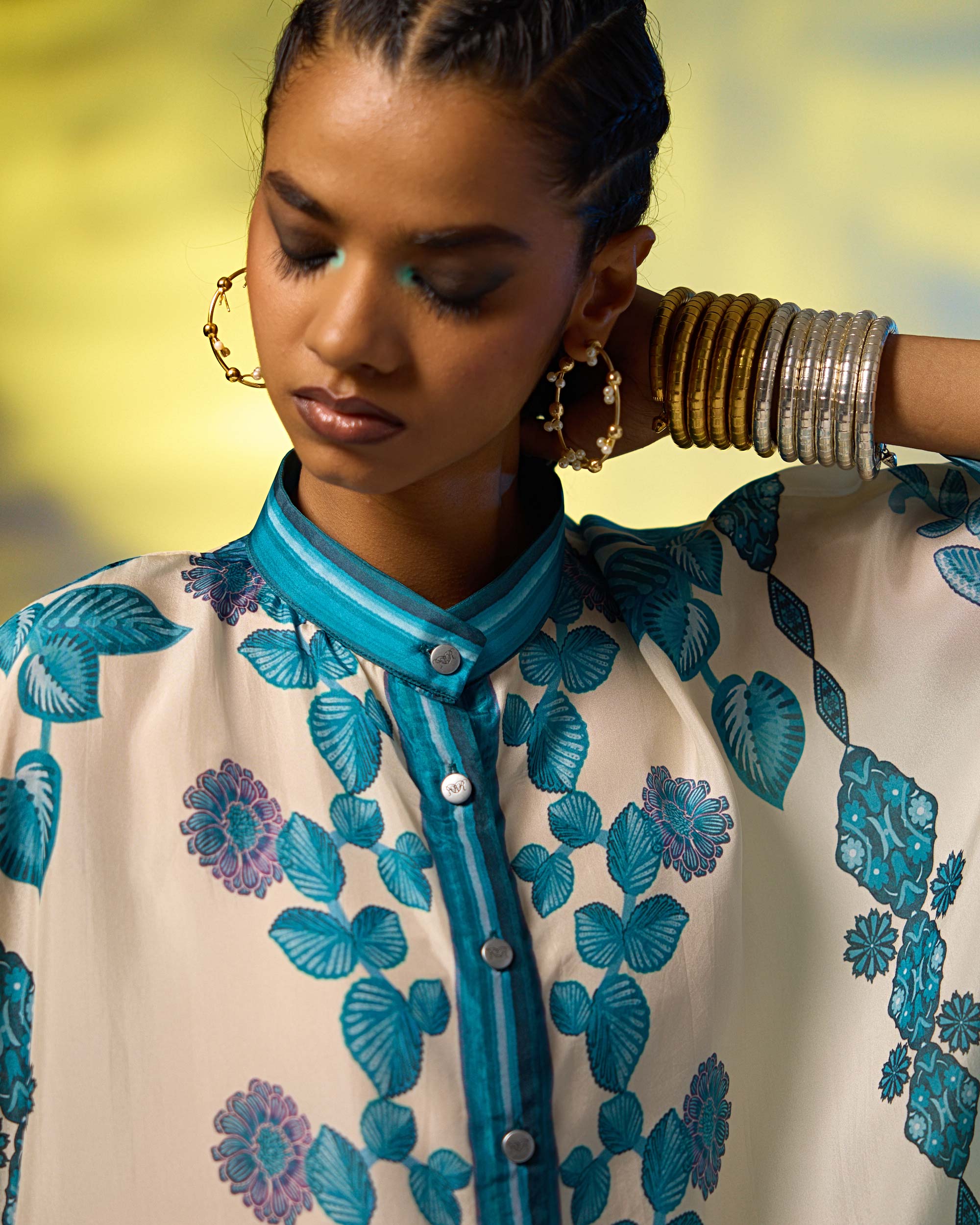 Jamaica : Cedella - Ivory/Blue