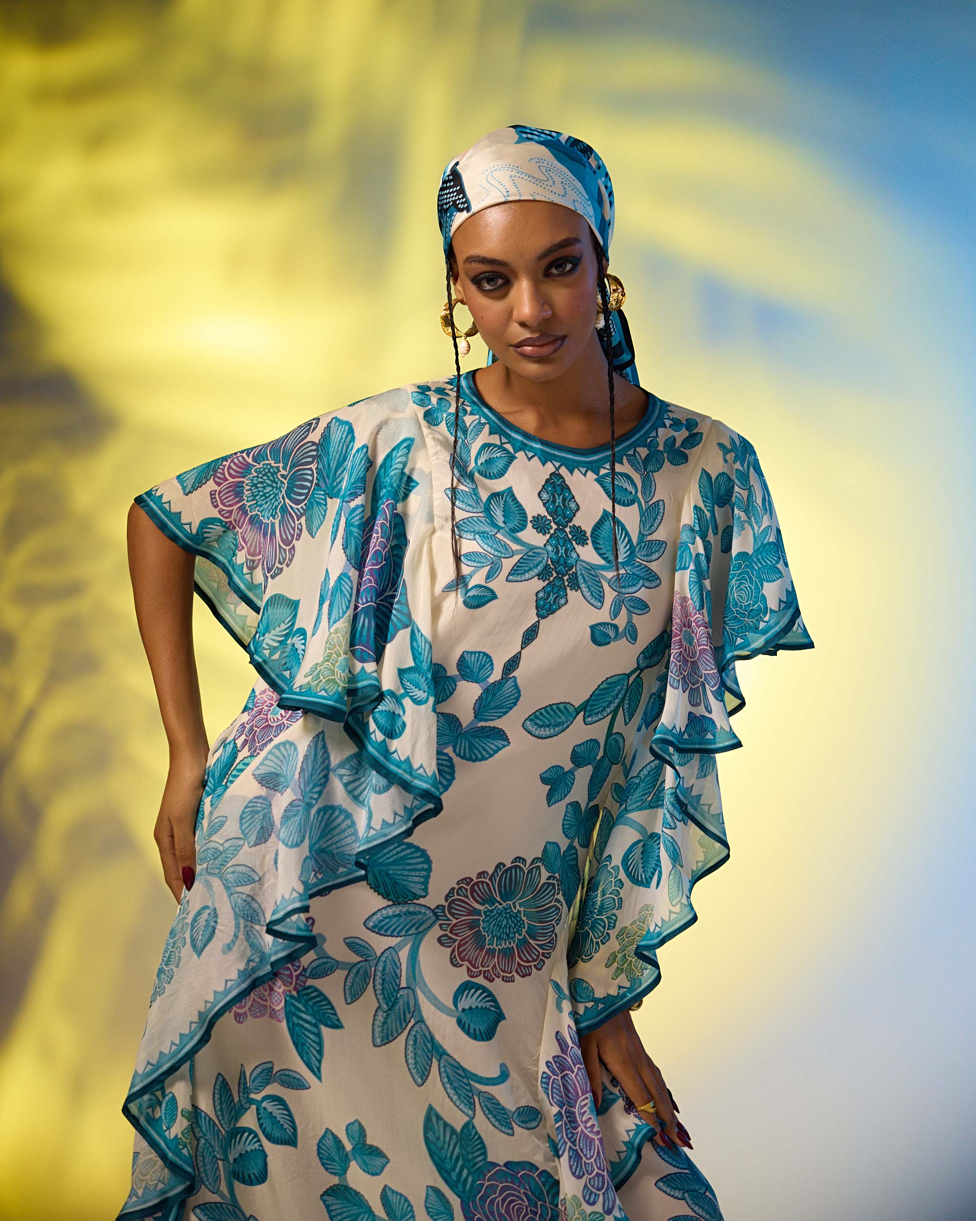 Jamaica : Fazluna - Ivory/Blue