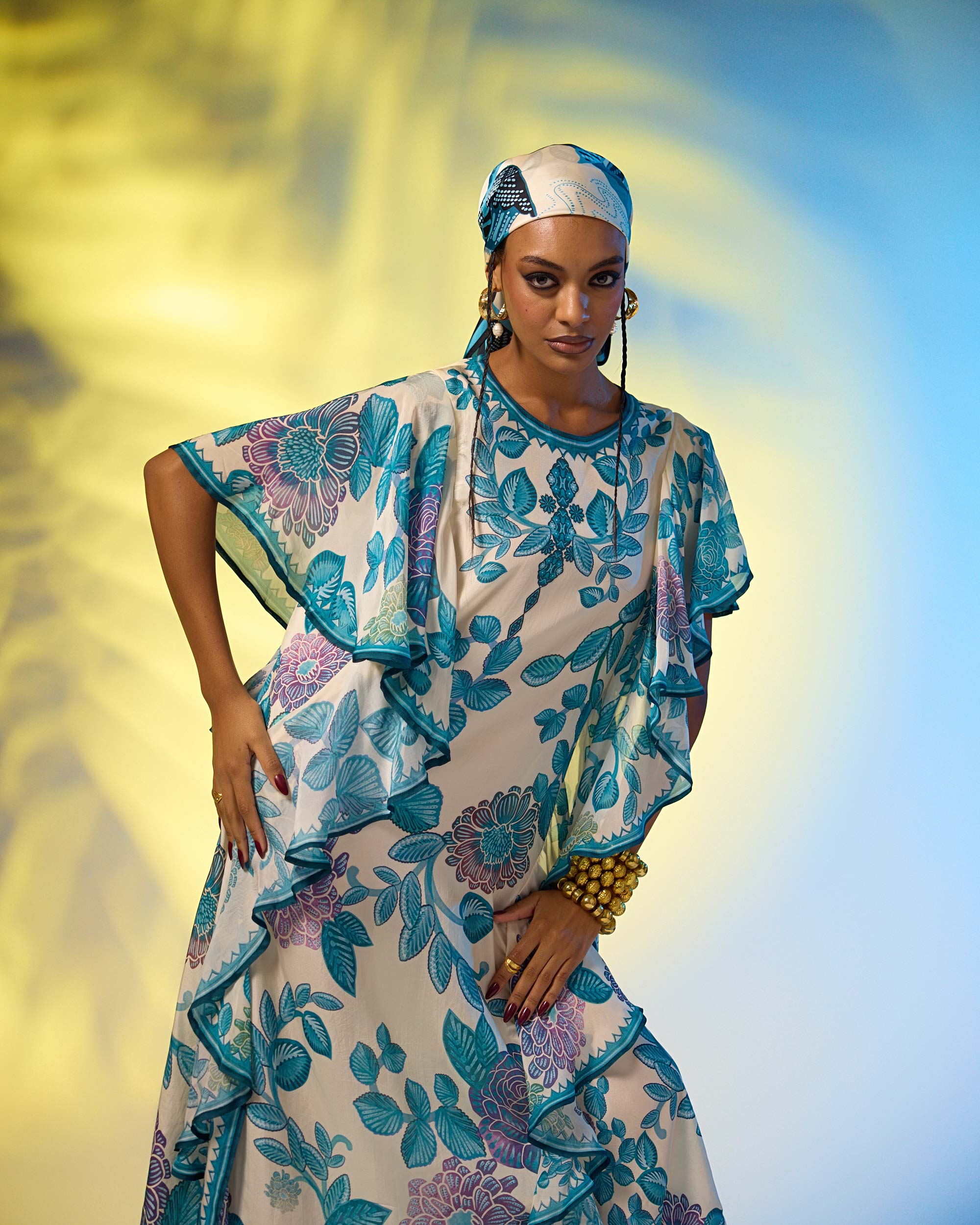 Jamaica : Fazluna - Ivory/Blue