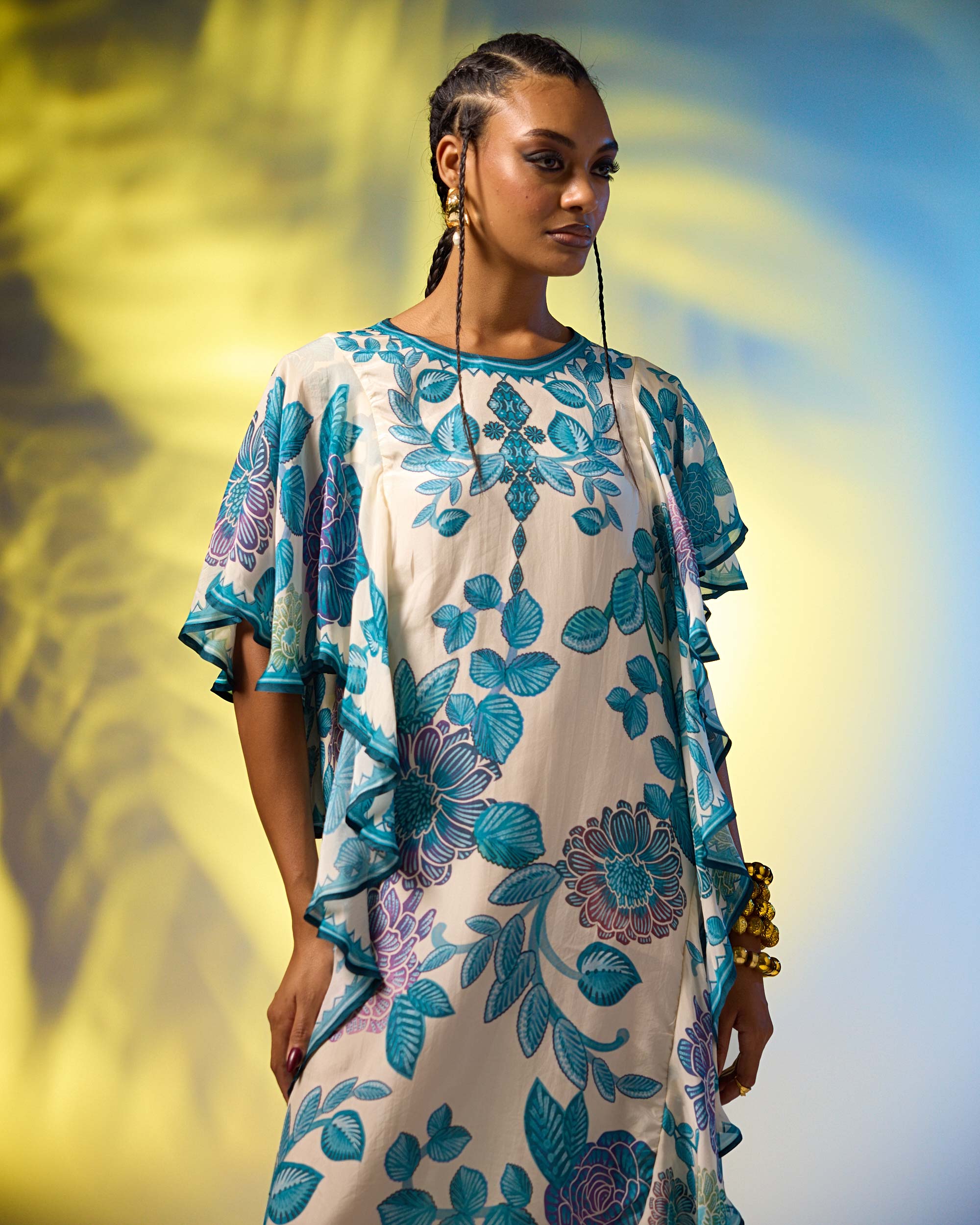 Jamaica : Fazluna - Ivory/Blue