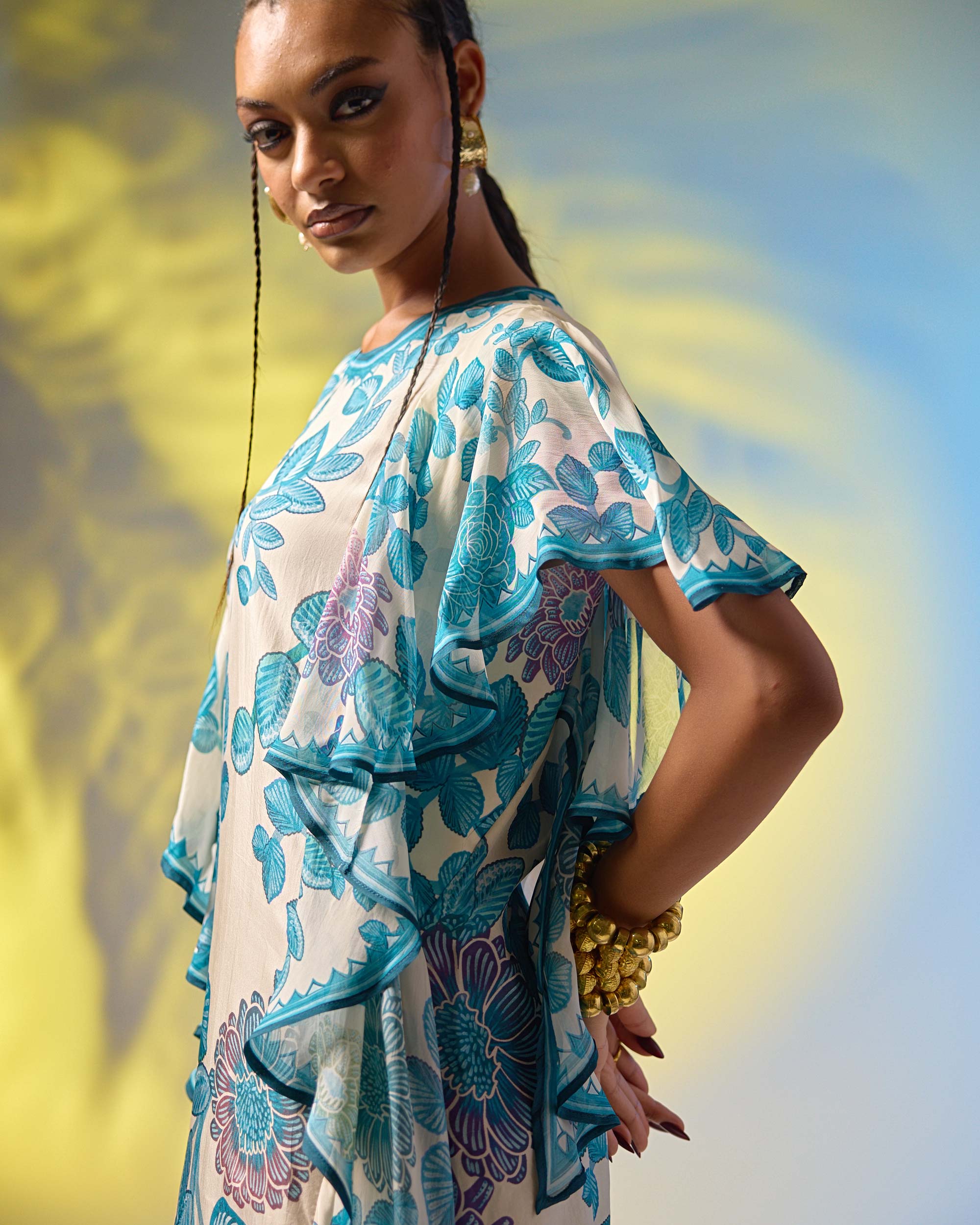 Jamaica : Fazluna - Ivory/Blue