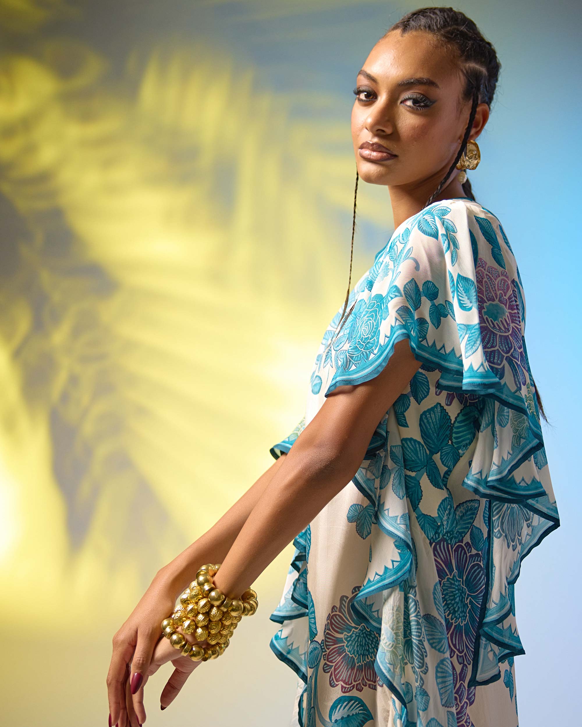 Jamaica : Fazluna - Ivory/Blue