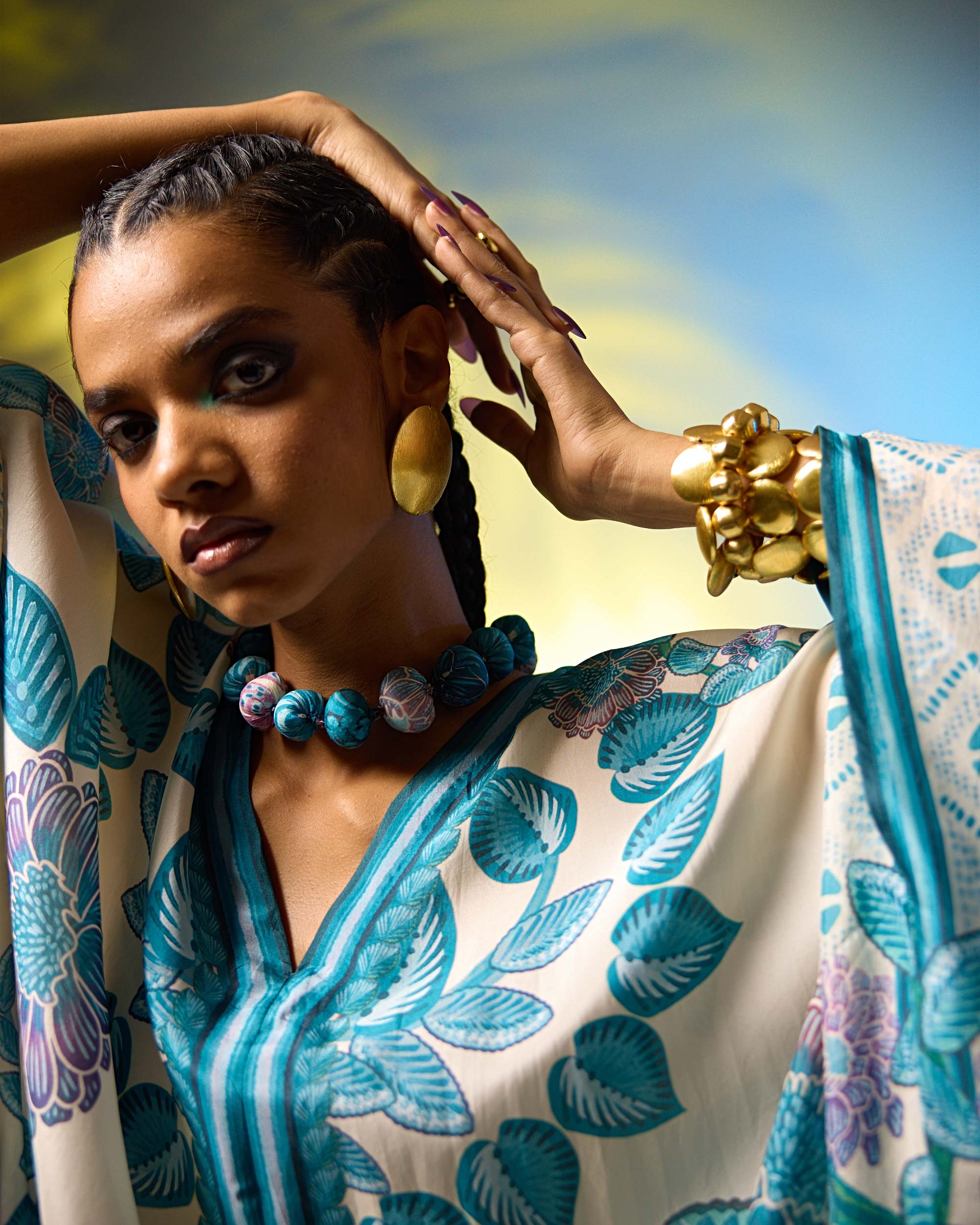 Jamaica : Verusha - Ivory/Blue