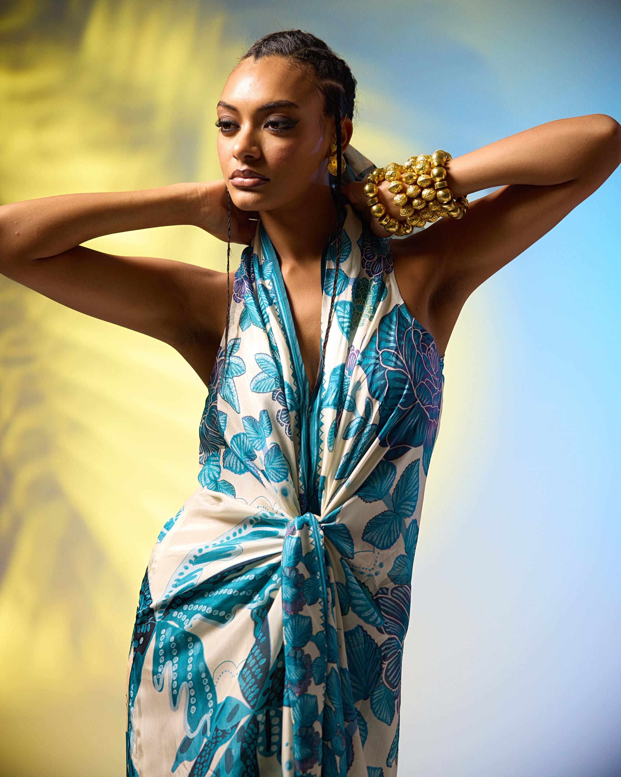 Jamaica : Trinika - Ivory/Blue