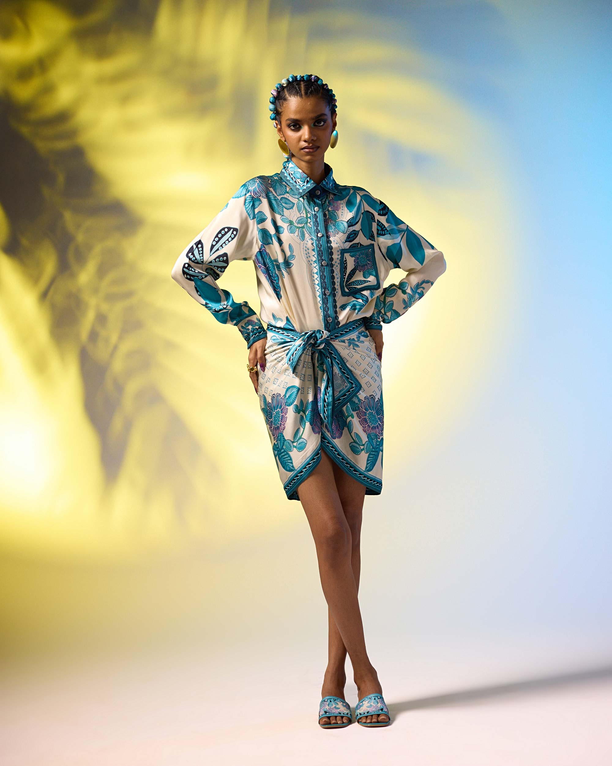 Jamaica : Alvita - Ivory/Blue