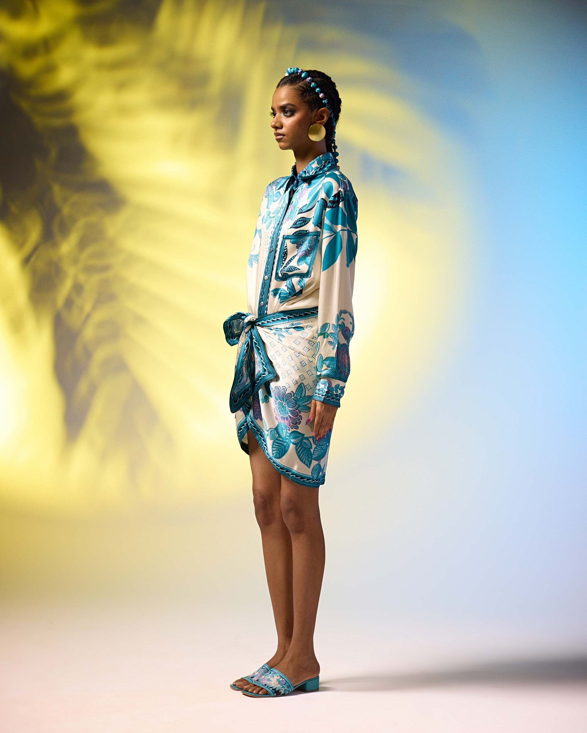 Jamaica : Alvita - Ivory/Blue