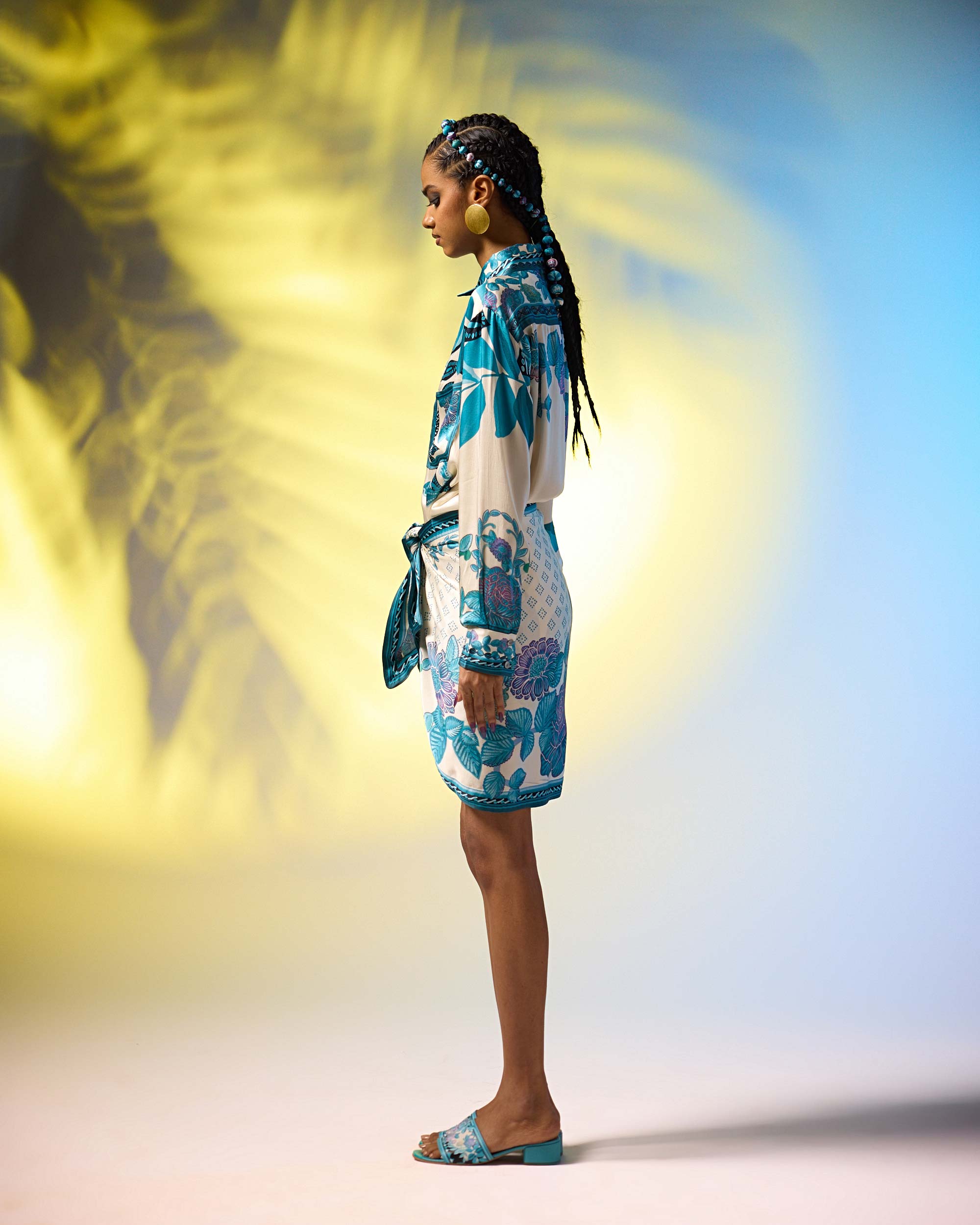 Jamaica : Alvita - Ivory/Blue