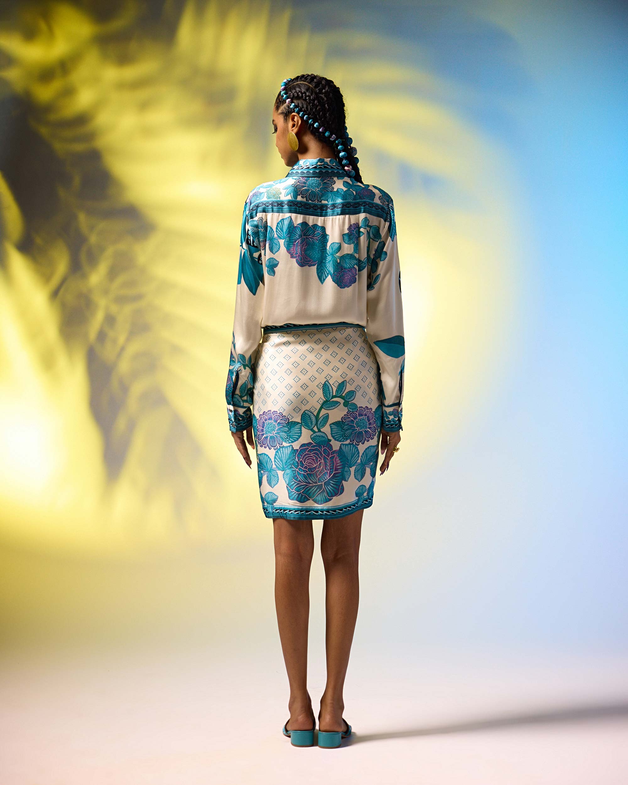 Jamaica : Alvita - Ivory/Blue