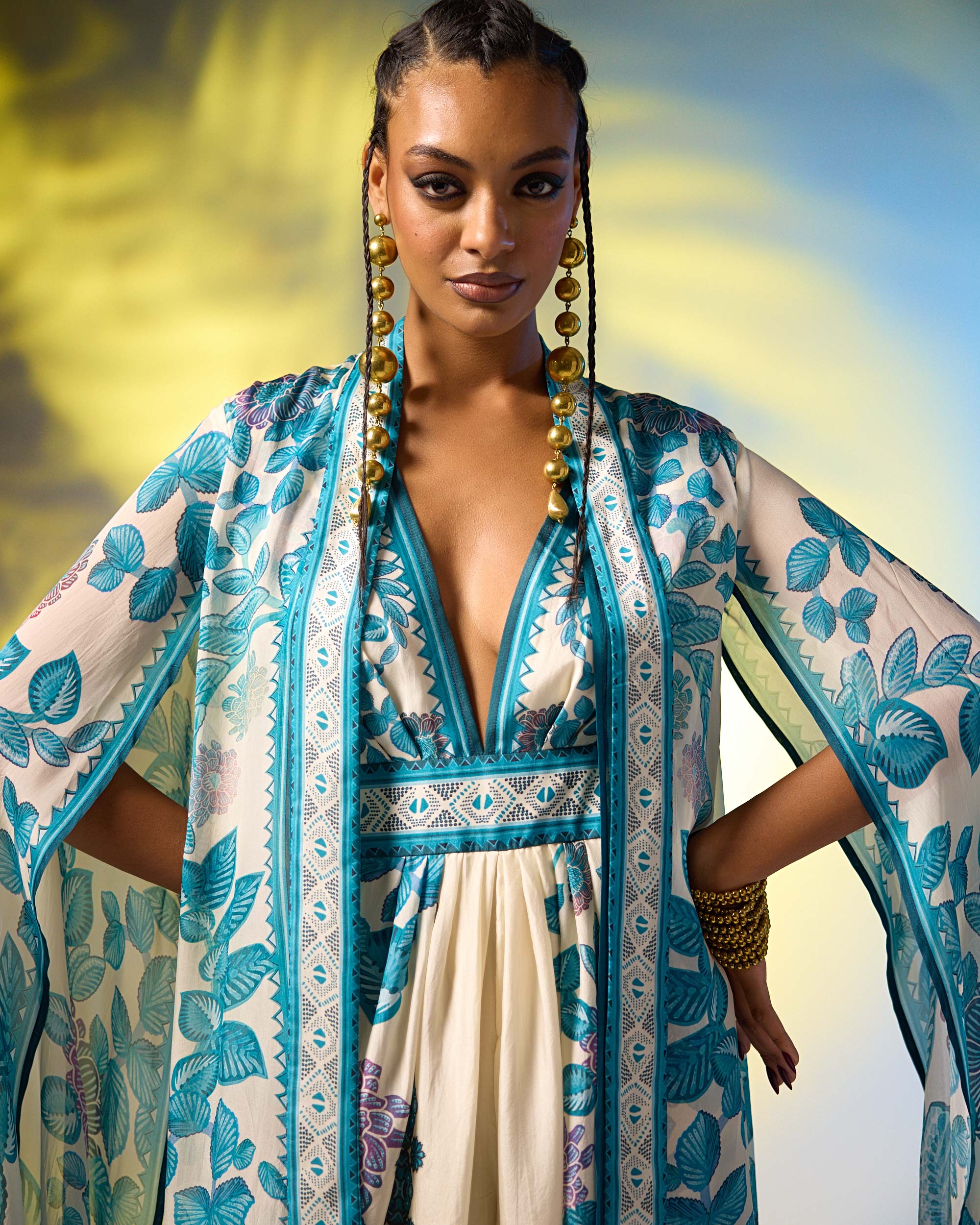 Jamaica : Benazir - Ivory/Blue
