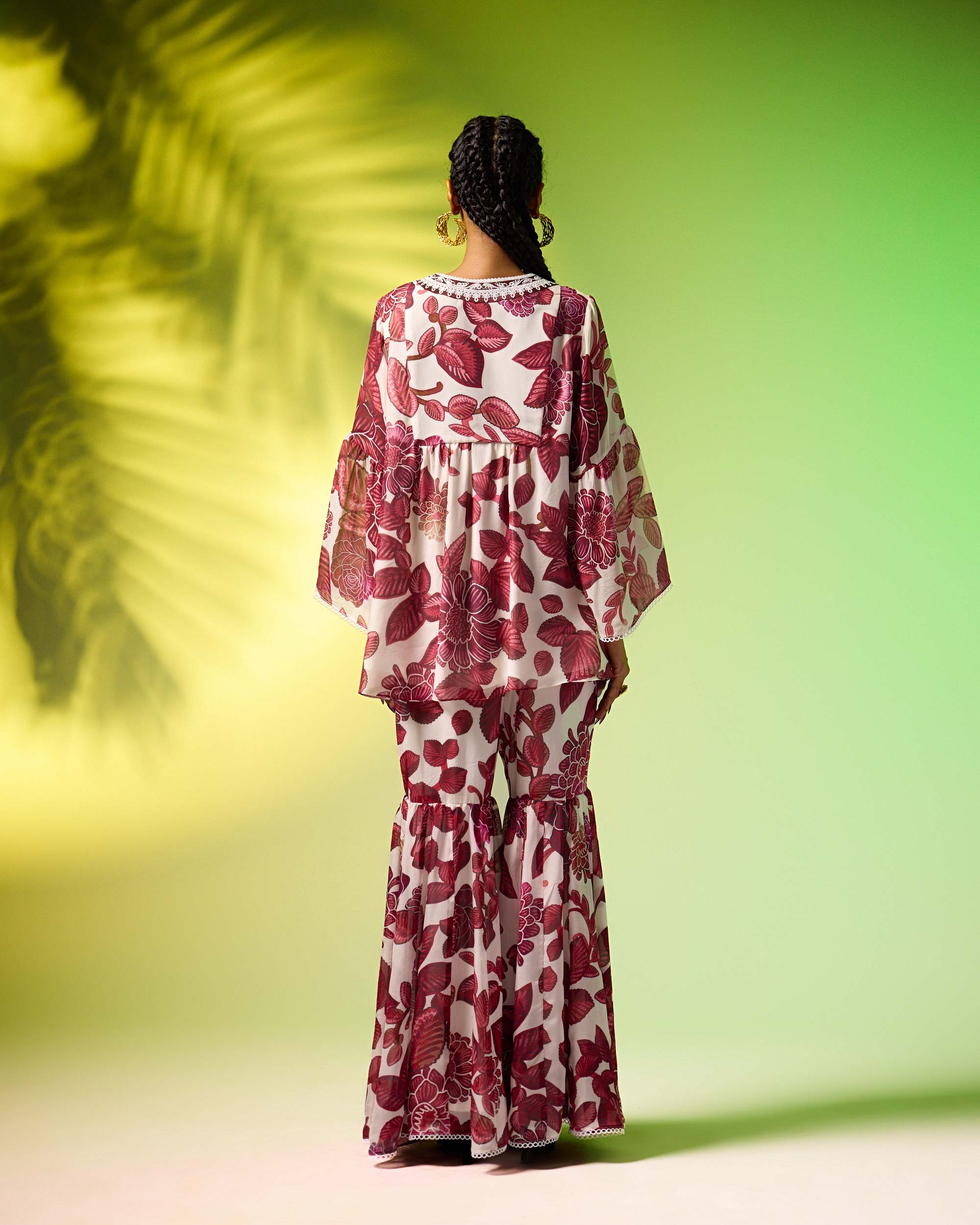 Jamaica : Pankti/Gharara - Burgundy