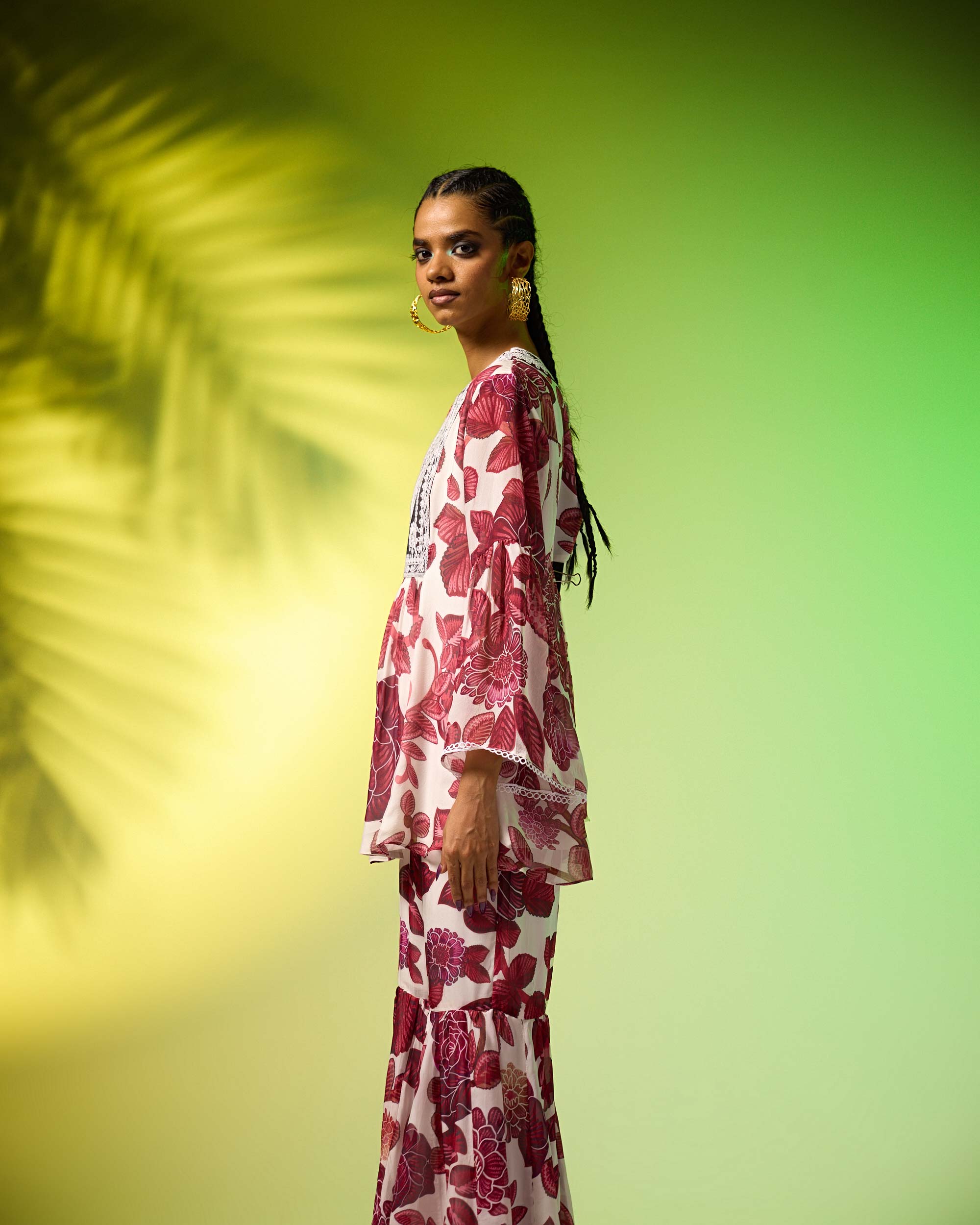 Jamaica : Pankti/Gharara - Burgundy