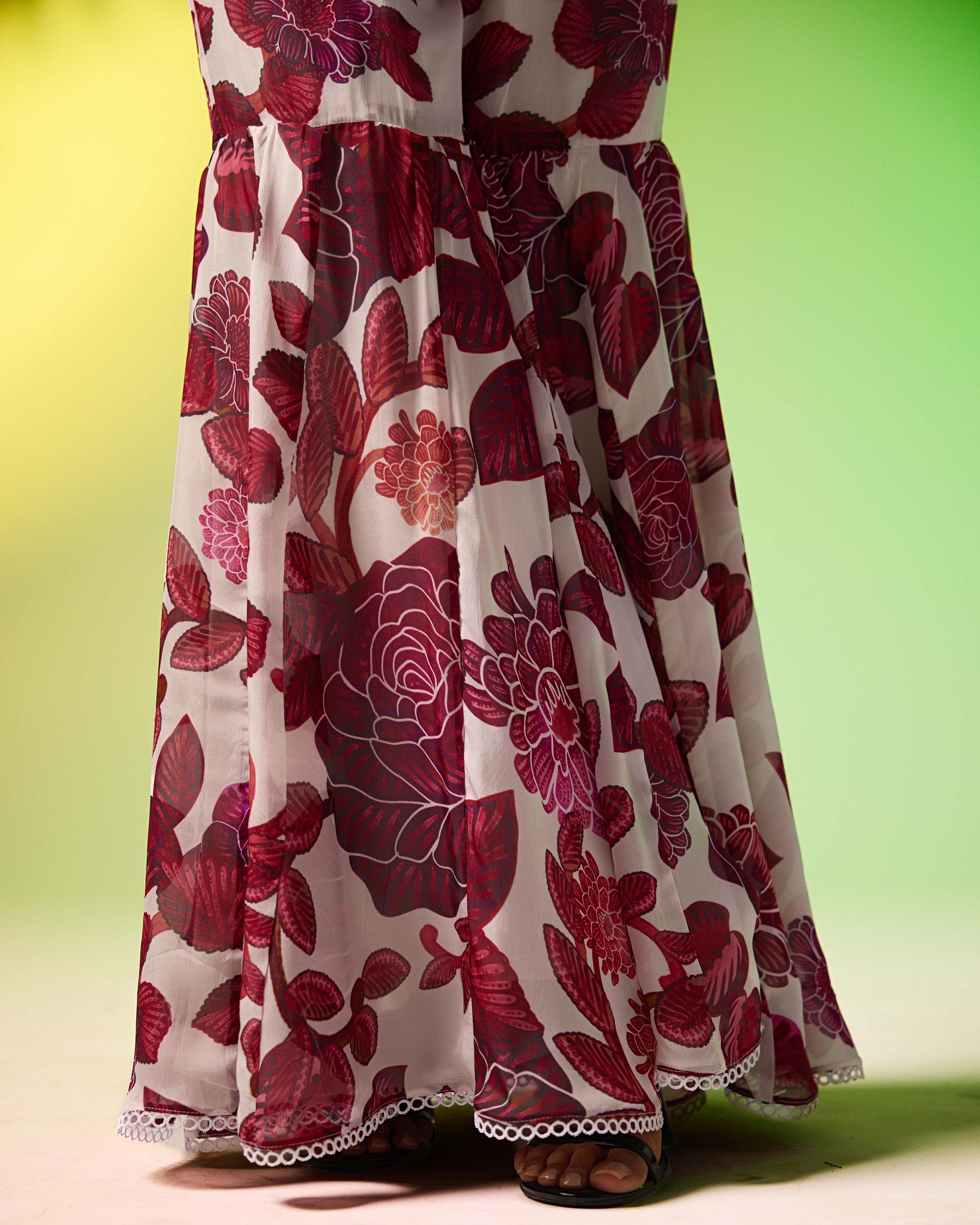 Jamaica : Pankti/Gharara - Burgundy