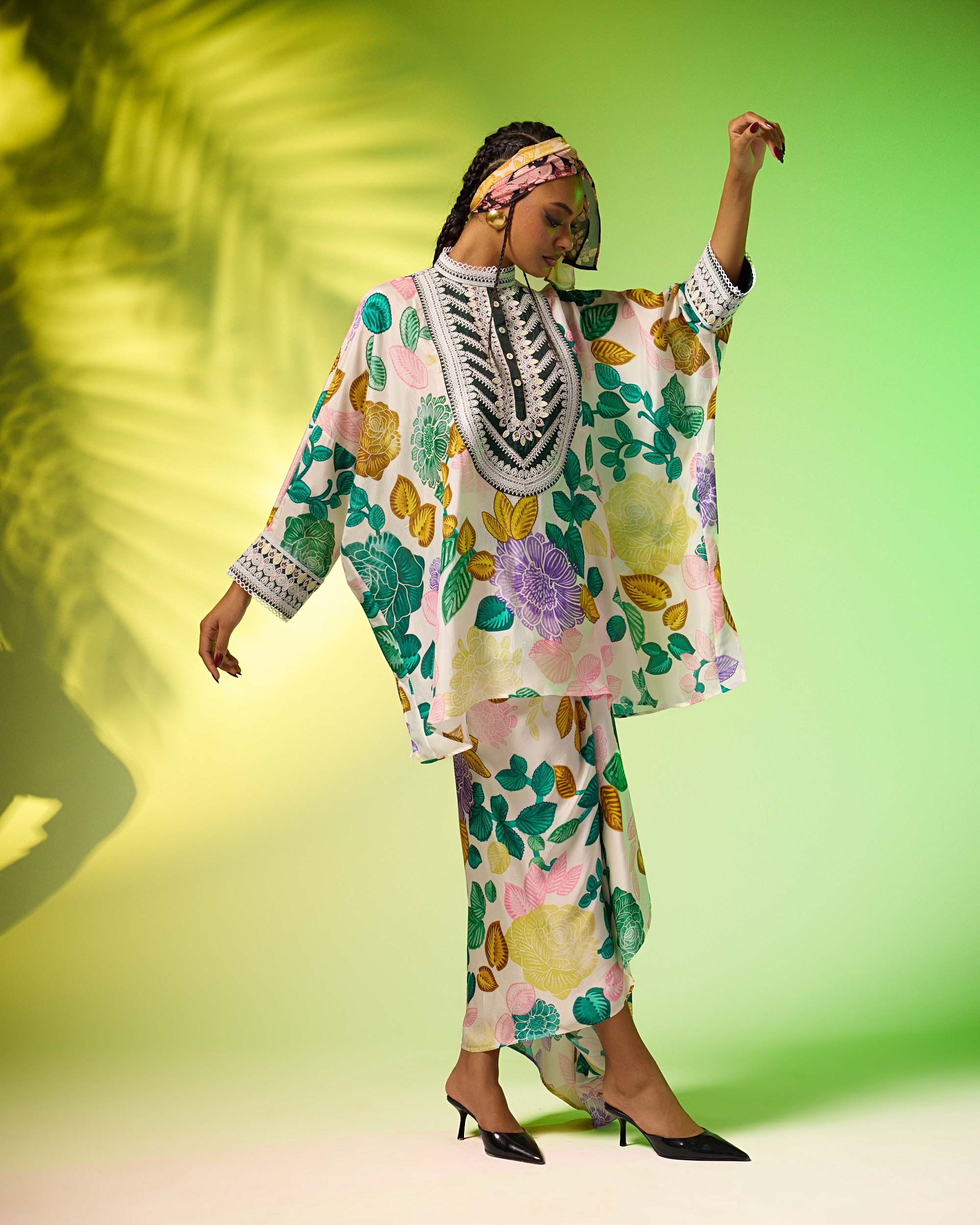 Jamaica : Insha - Emerald/Blush