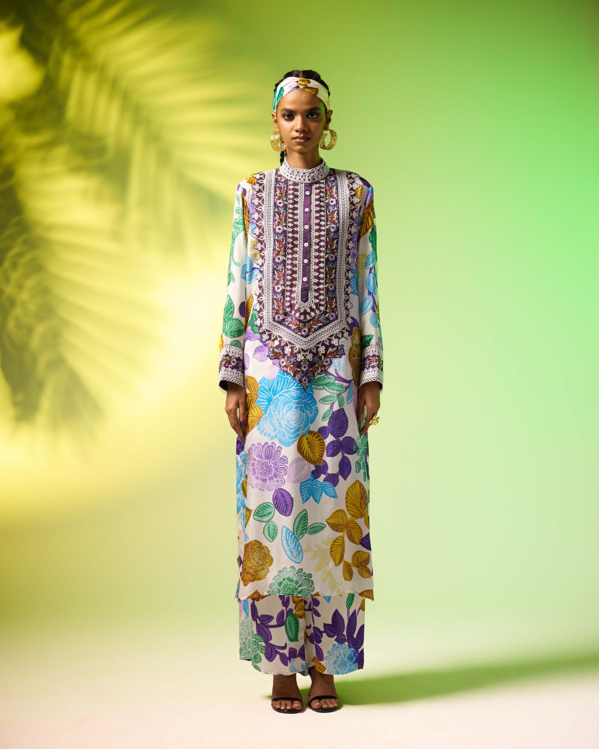 Jamaica : Ramin - Aqua/Lilac
