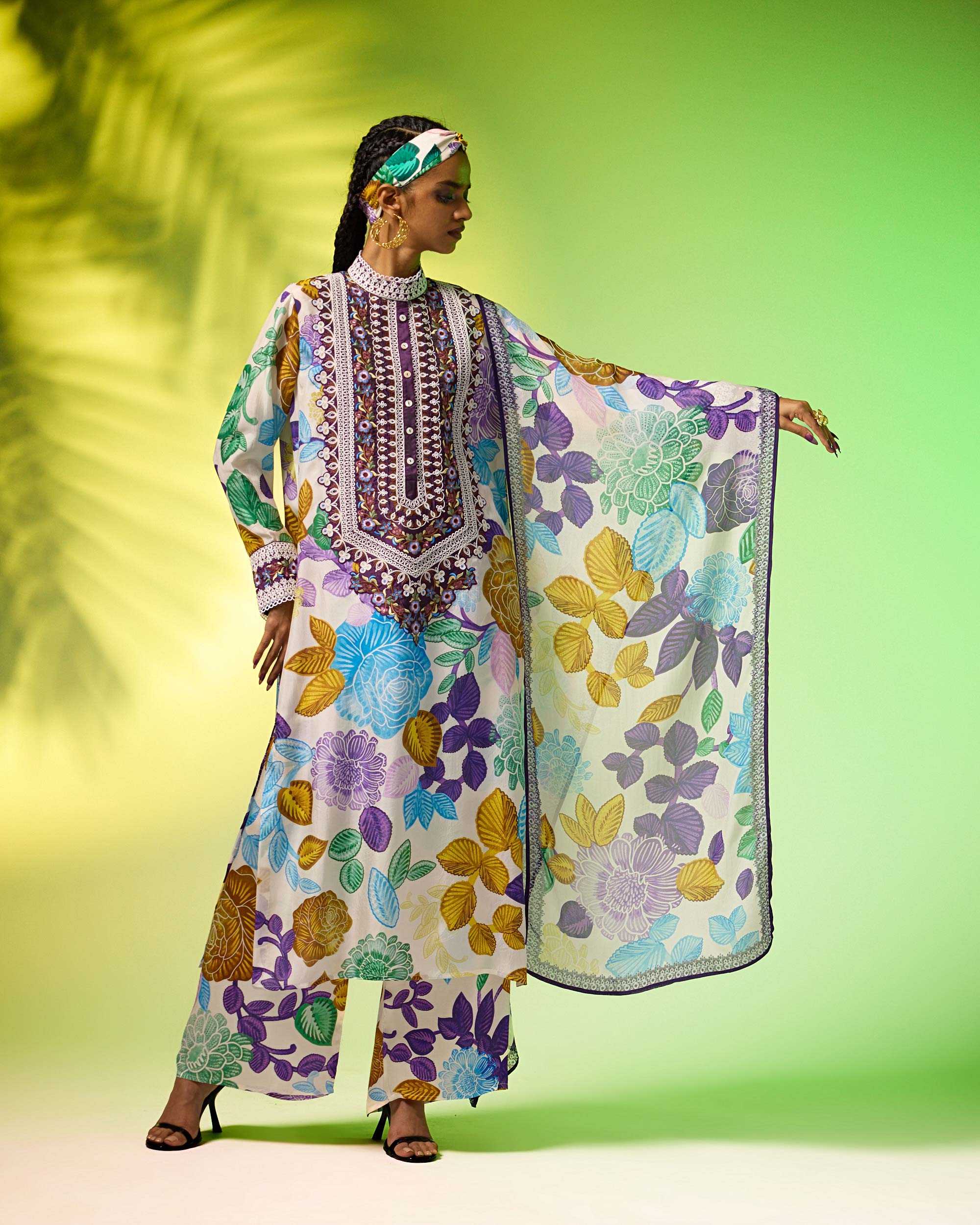 Jamaica : Ramin - Aqua/Lilac