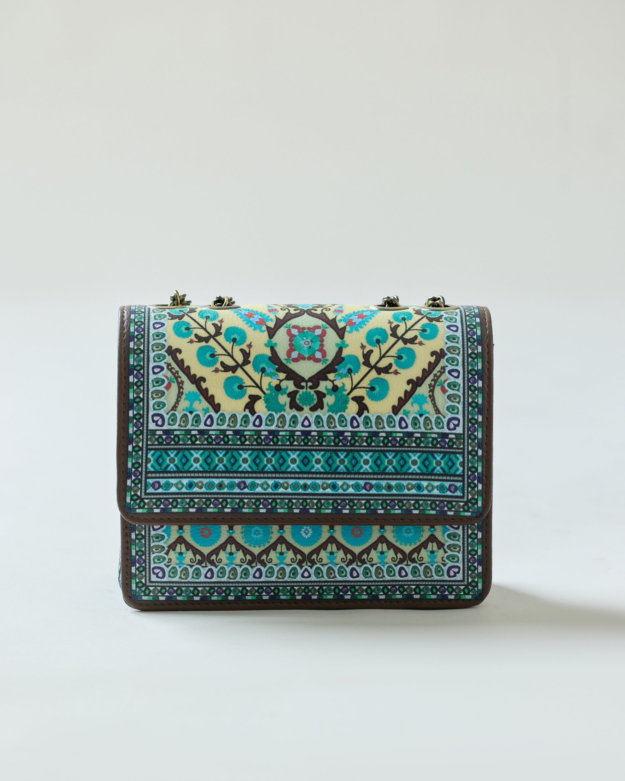 Bukhara - Clutch : Lemon/Turquoise