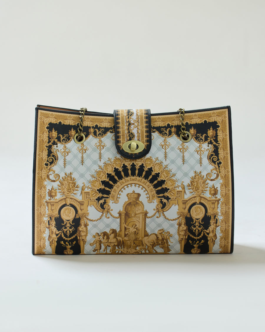 Rome - Tote : Black/Gold