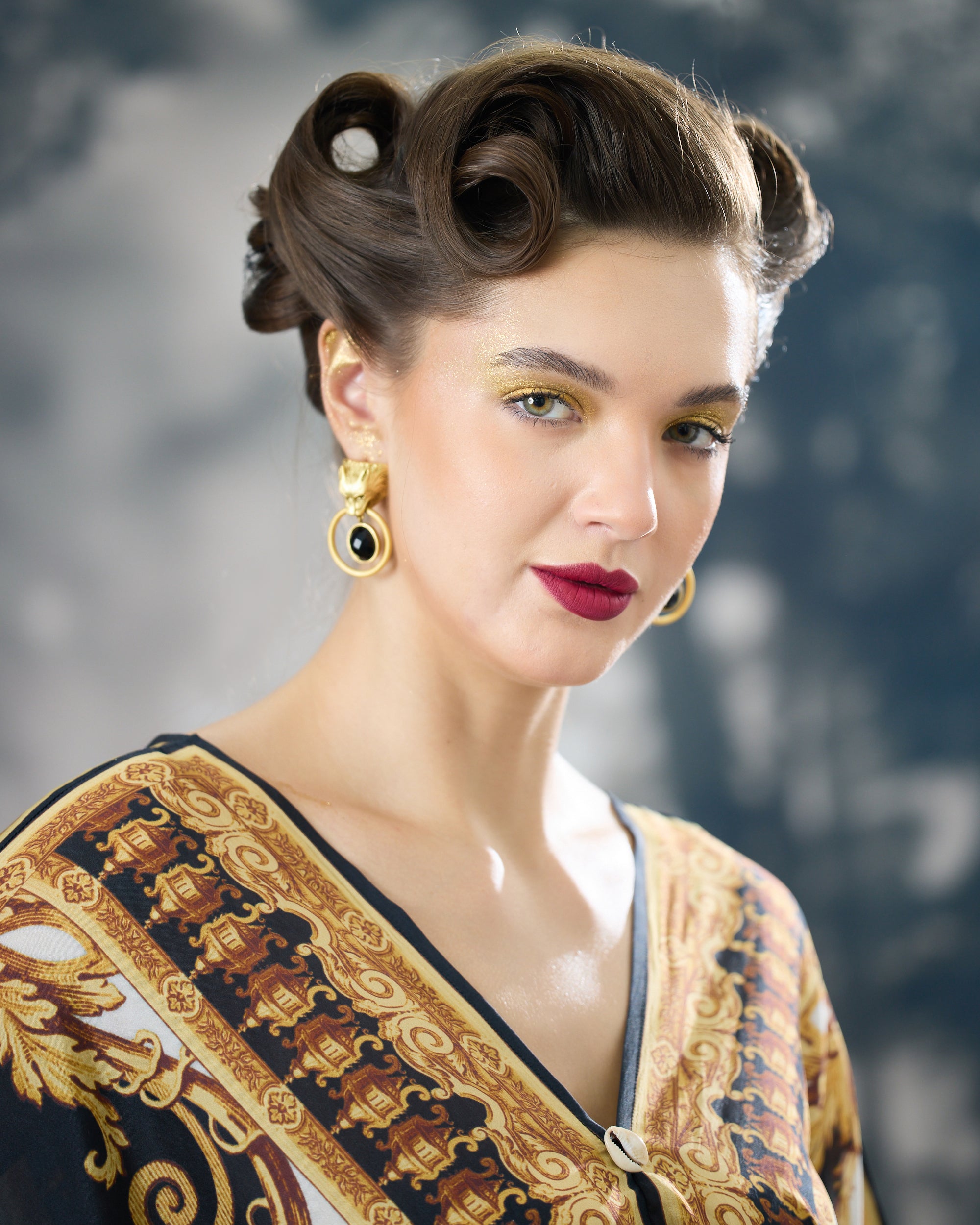 Rome : Dalilah/Surilee - Black/Gold