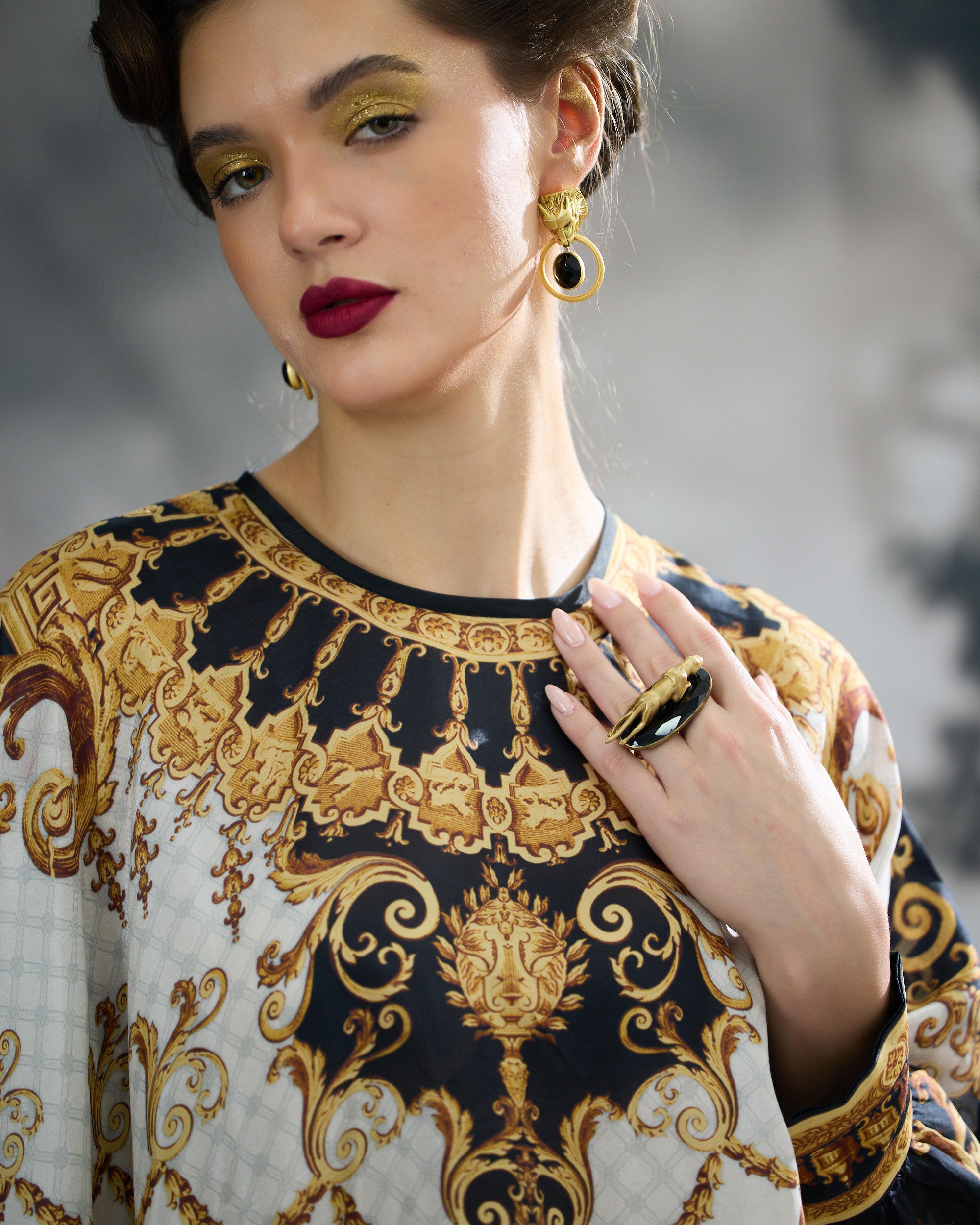 Rome : Colette - Black/Gold