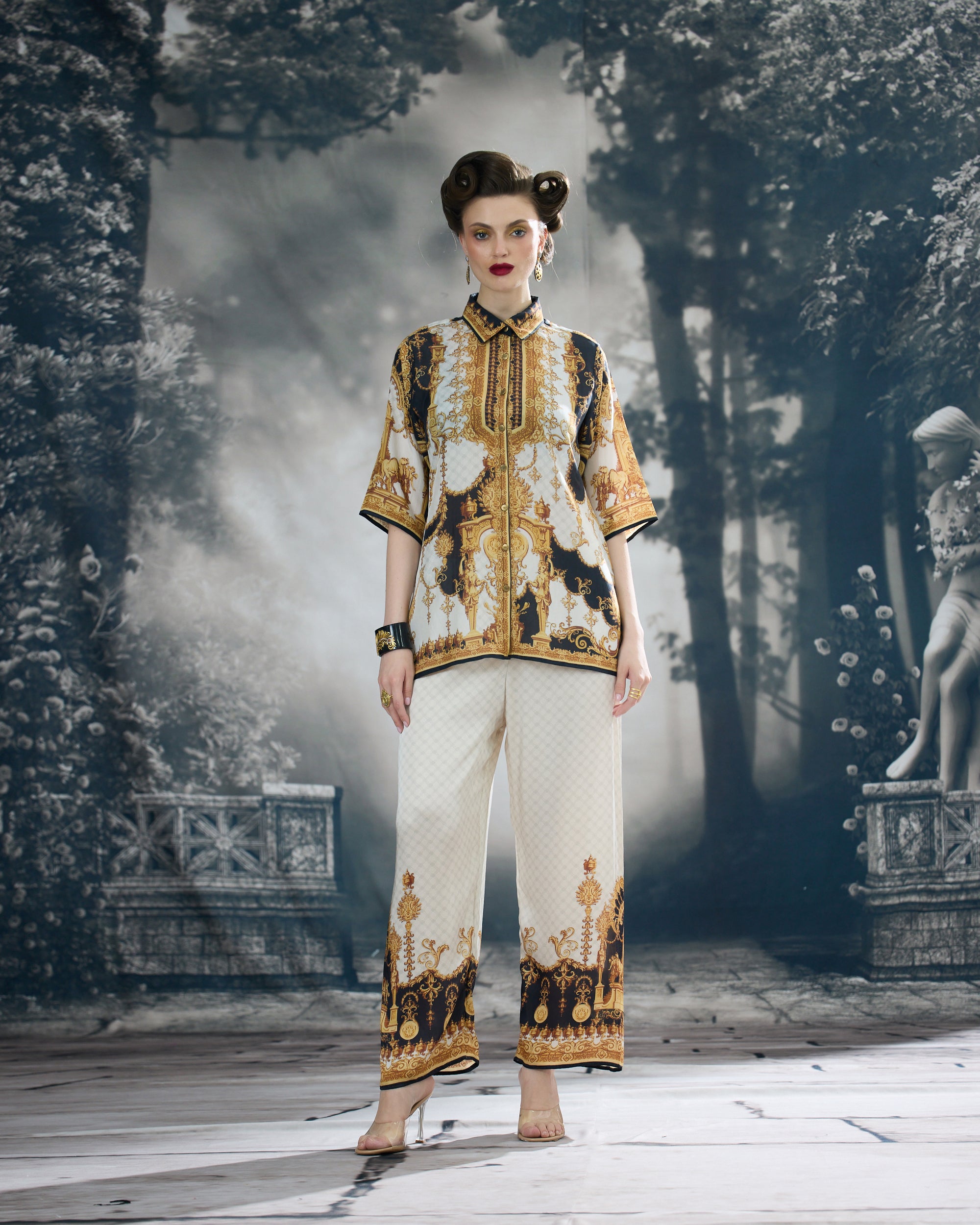 Rome : Maizah - Black/Gold