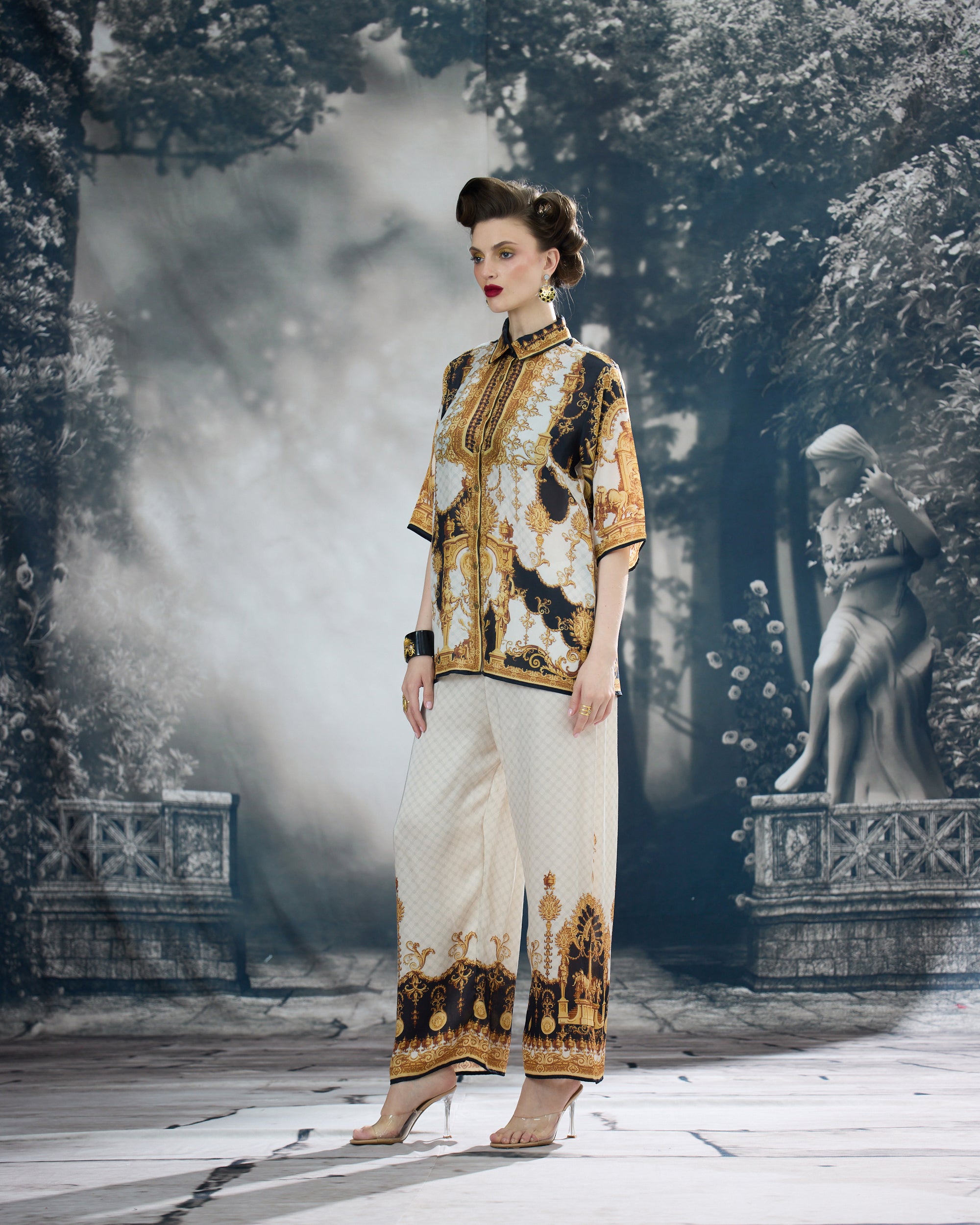 Rome : Maizah - Black/Gold