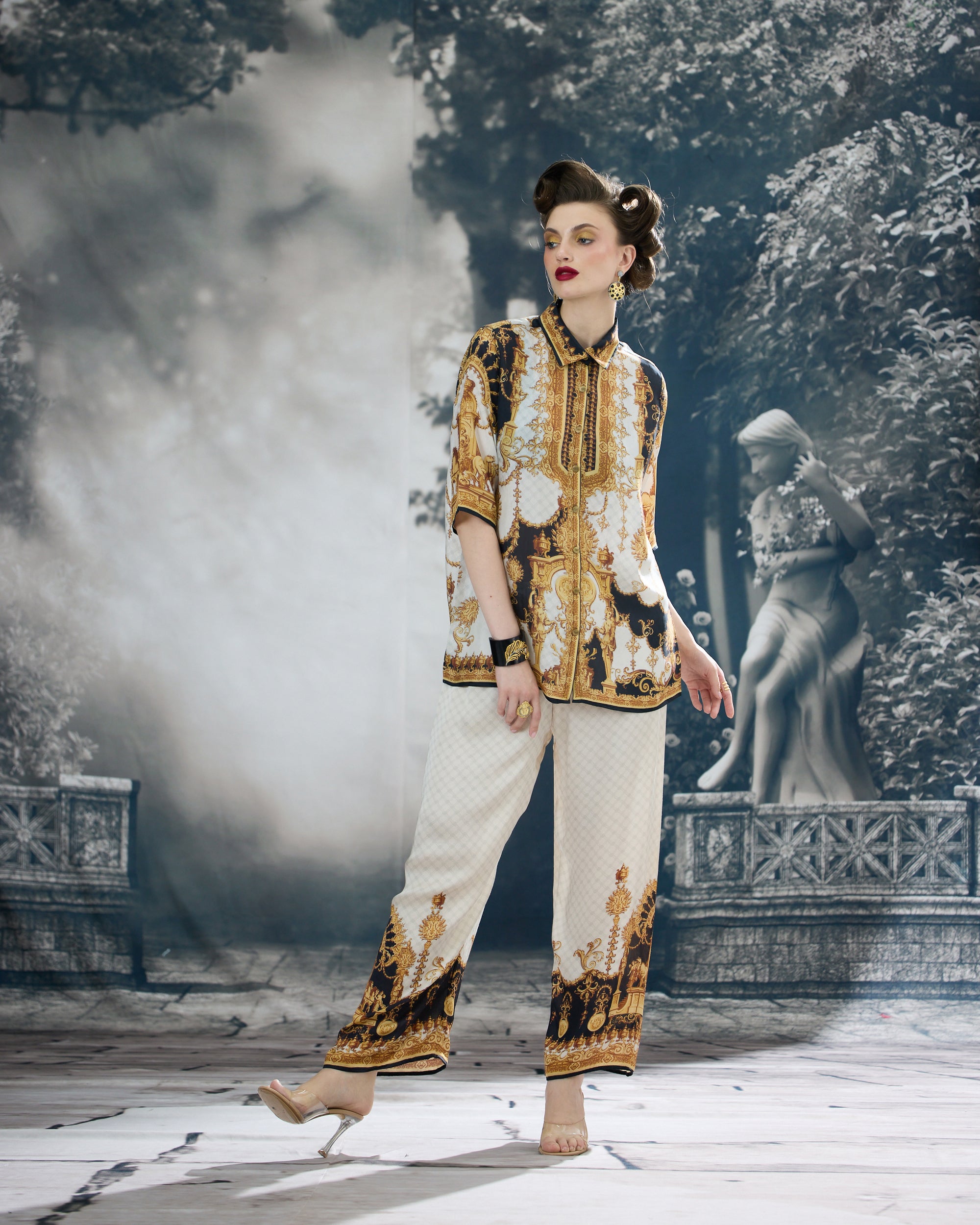 Rome : Maizah - Black/Gold