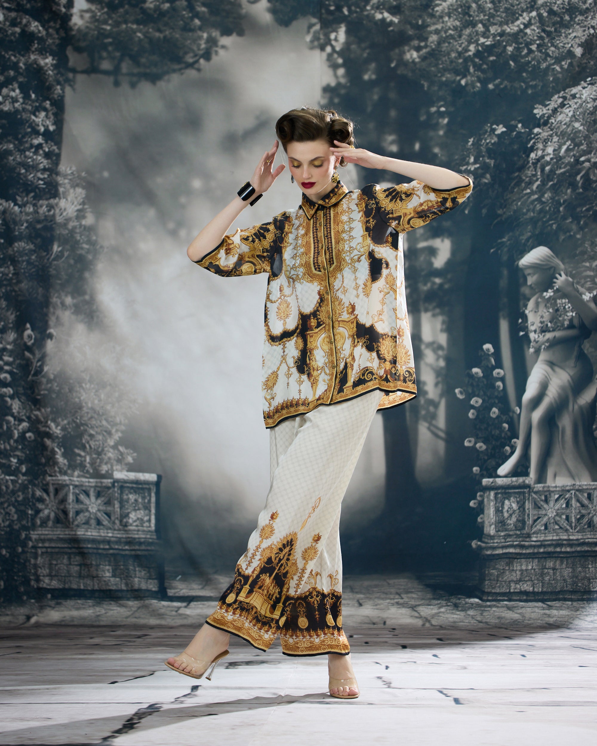 Rome : Maizah - Black/Gold