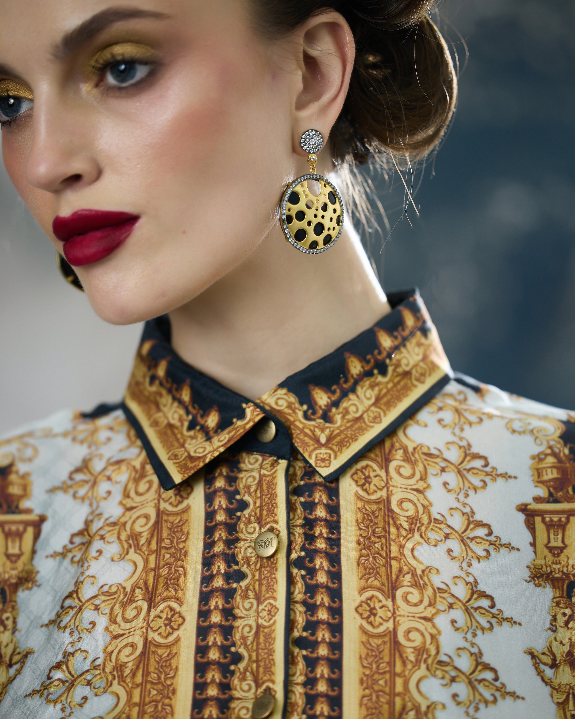 Rome : Maizah - Black/Gold
