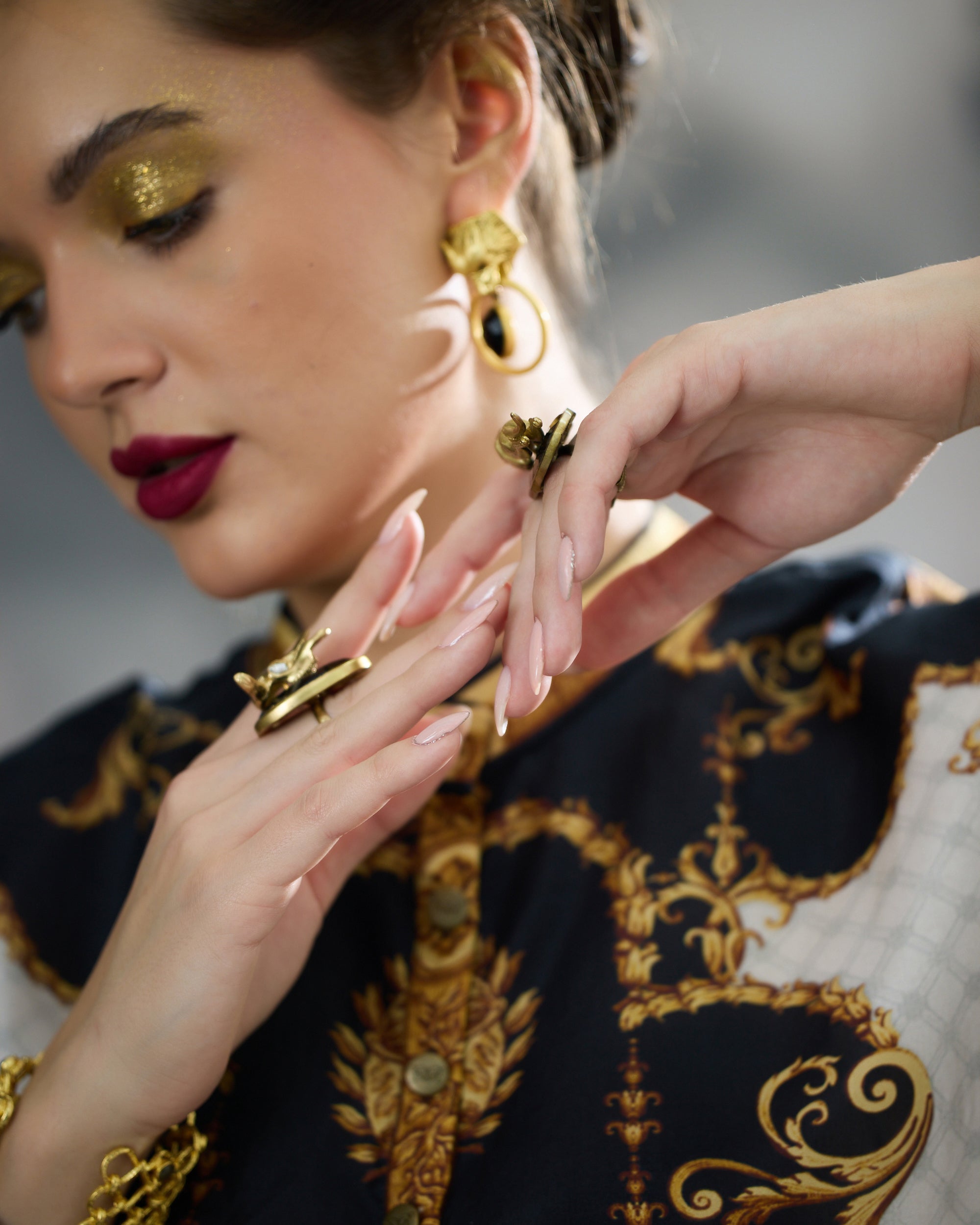 Rome : Mabel - Black/Gold