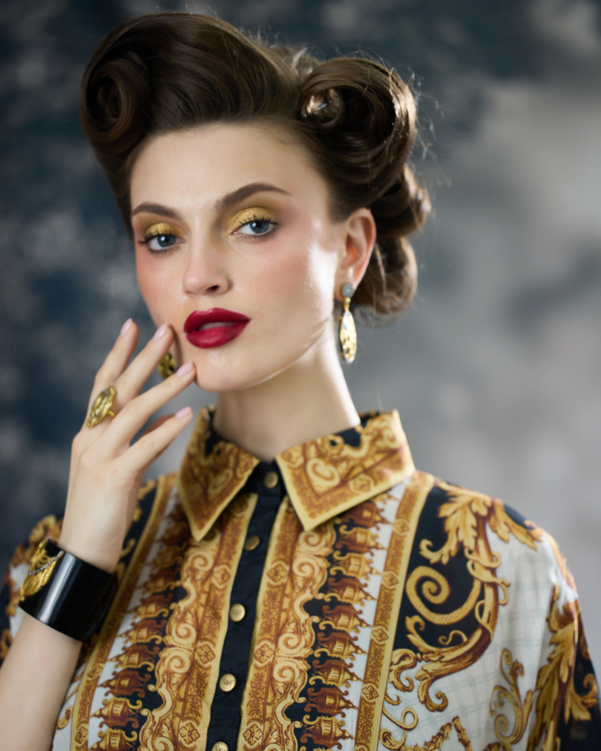 Rome : Sharifa - Black/Gold