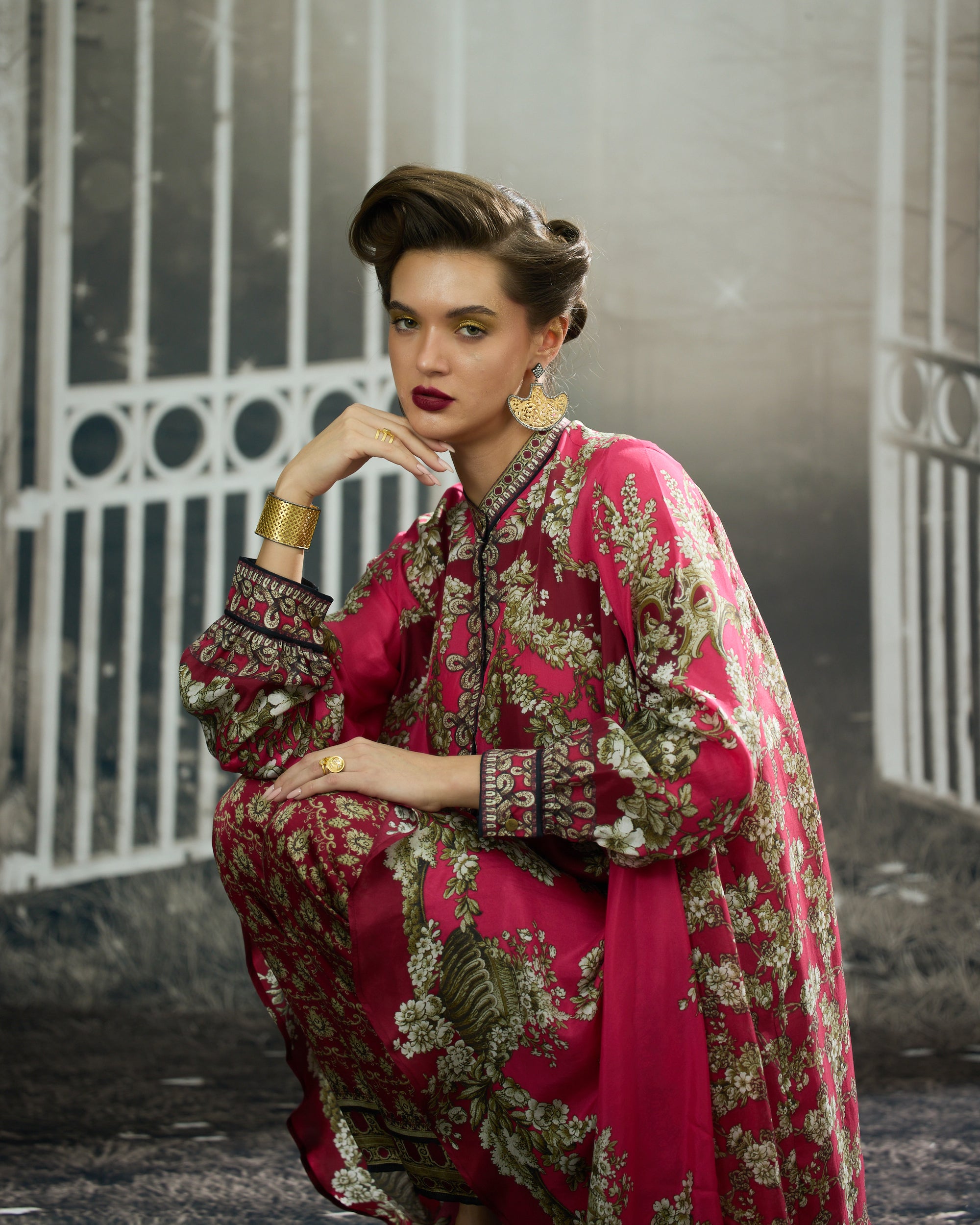 Rome : Nilofer - Fuchsia