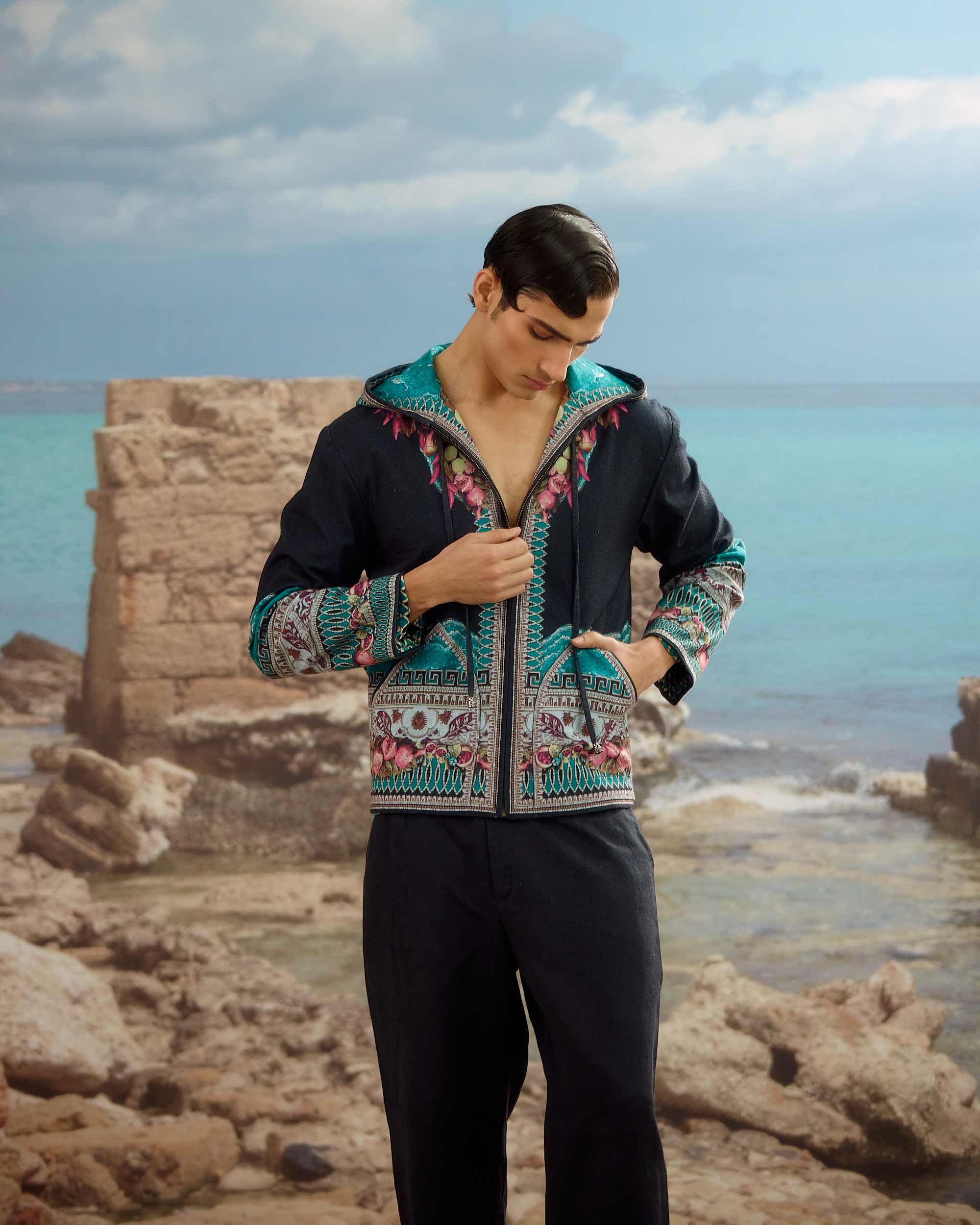 Orvieto : Jacob - Teal/Black