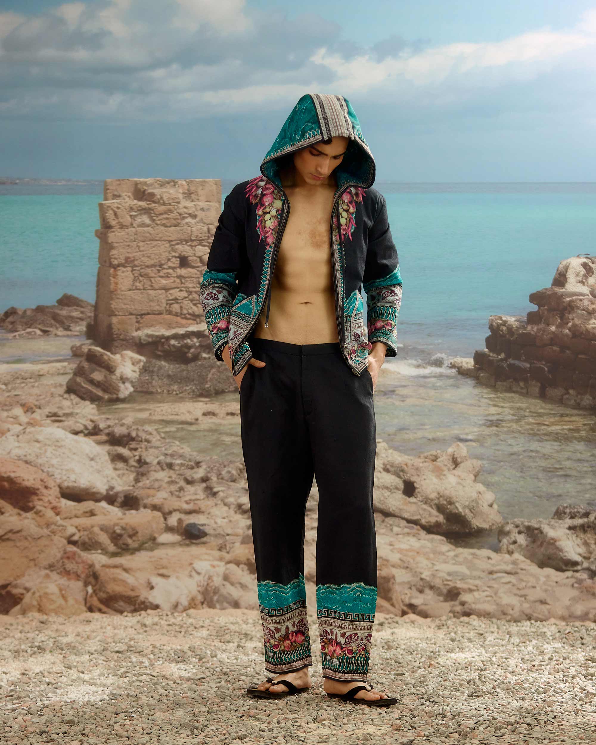 Orvieto : Jacob - Teal/Black