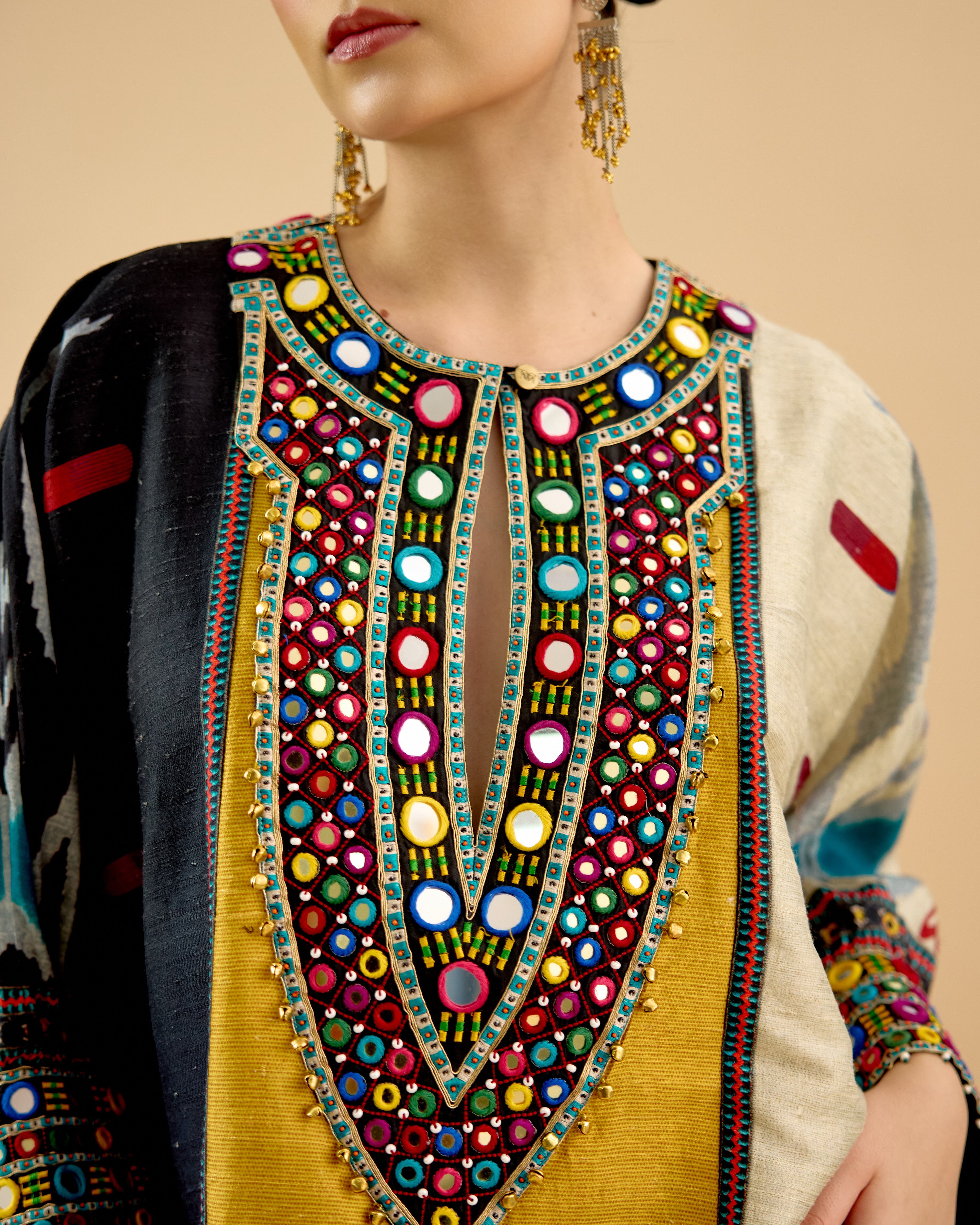 Tangier : Myra - Black/Eggshell