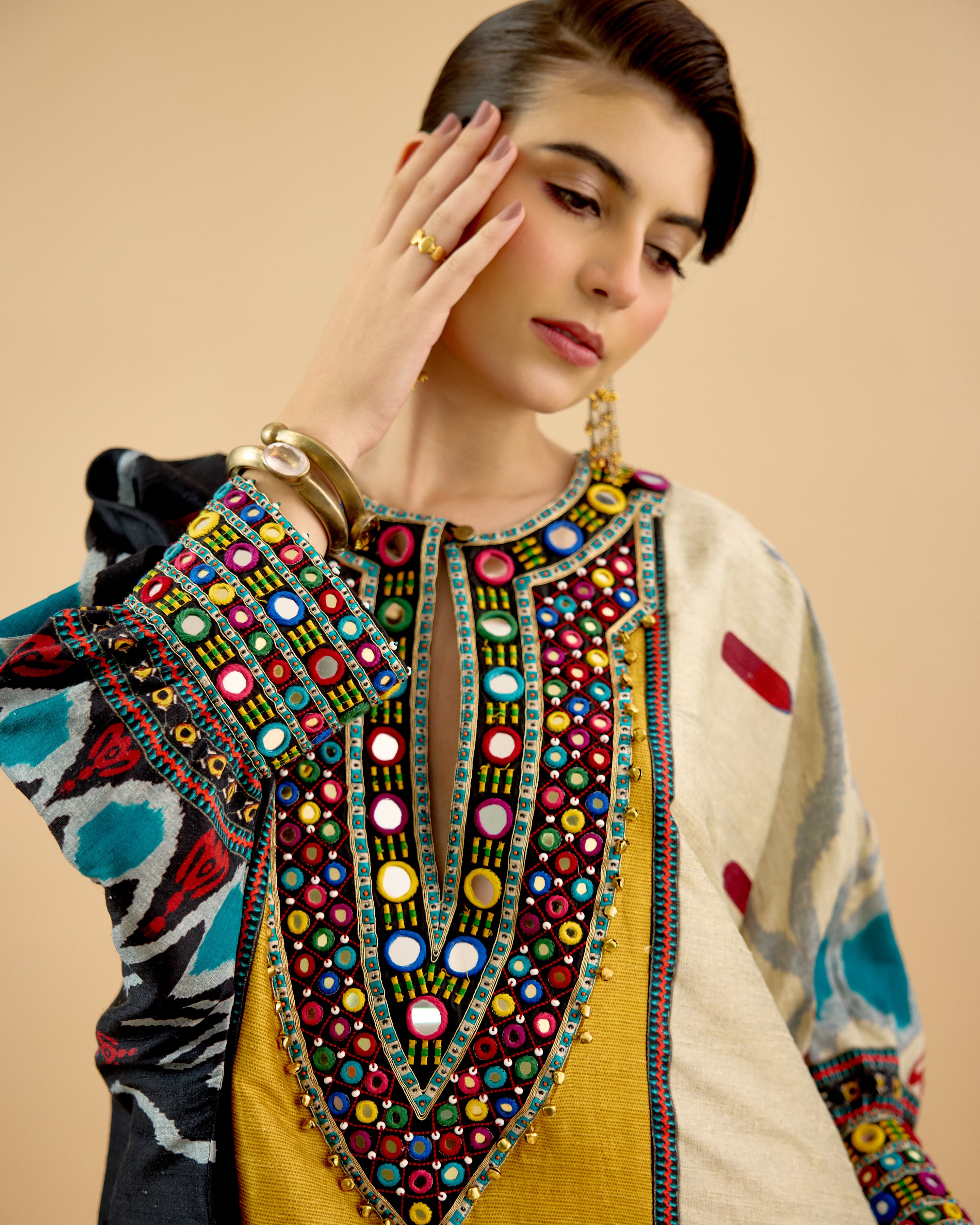 Tangier : Myra - Black/Eggshell