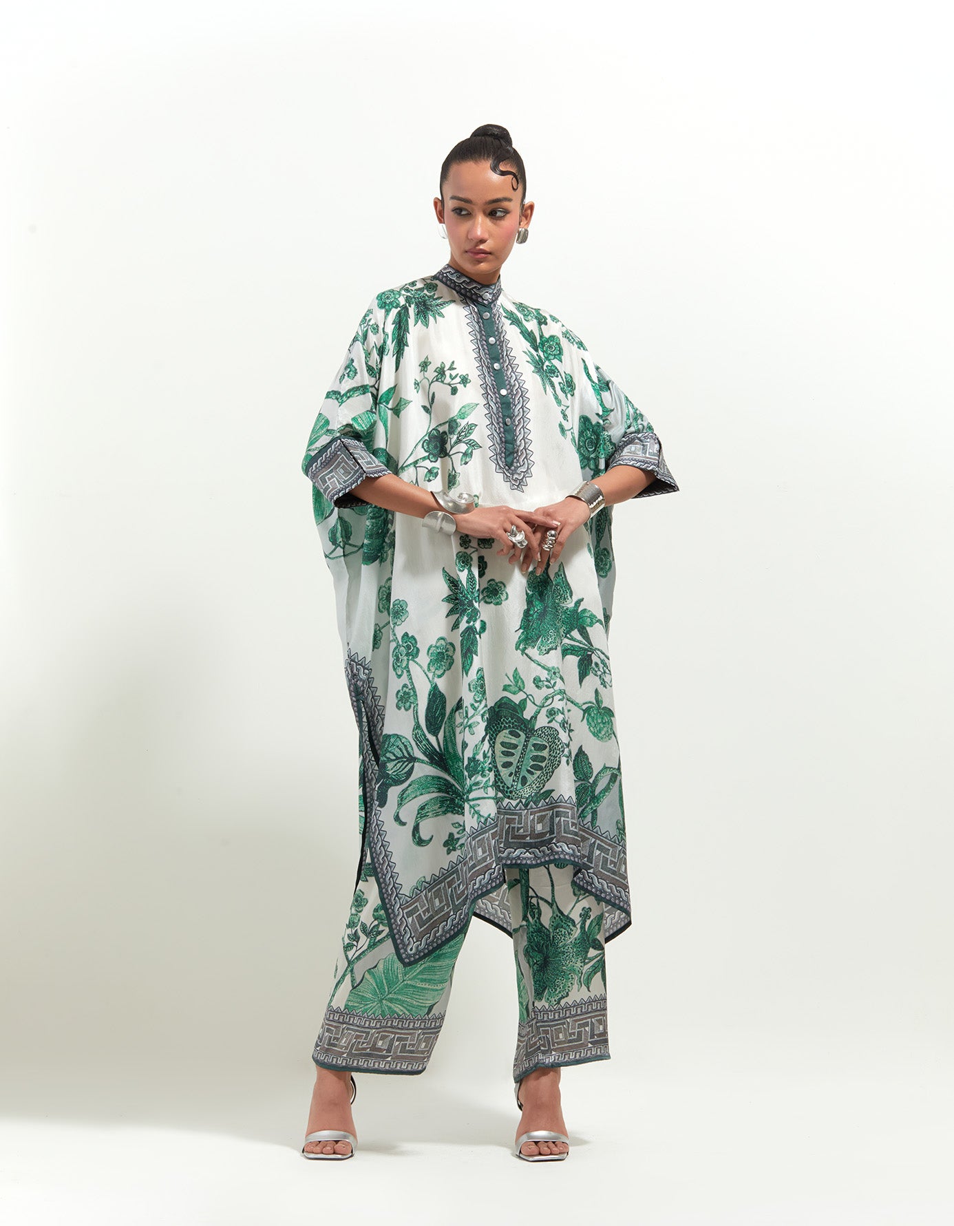 Florence : Chantelle - White/Emerald