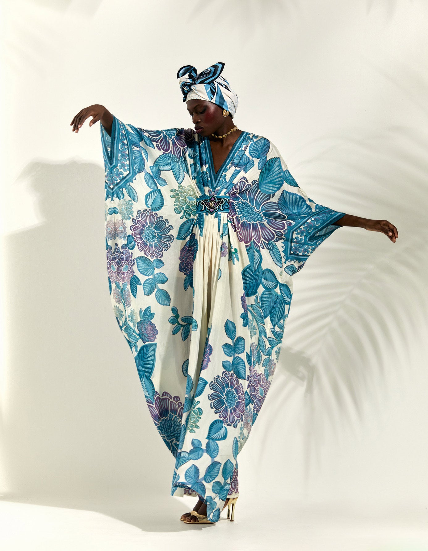 Jamaica : Imama - Blue/Ivory