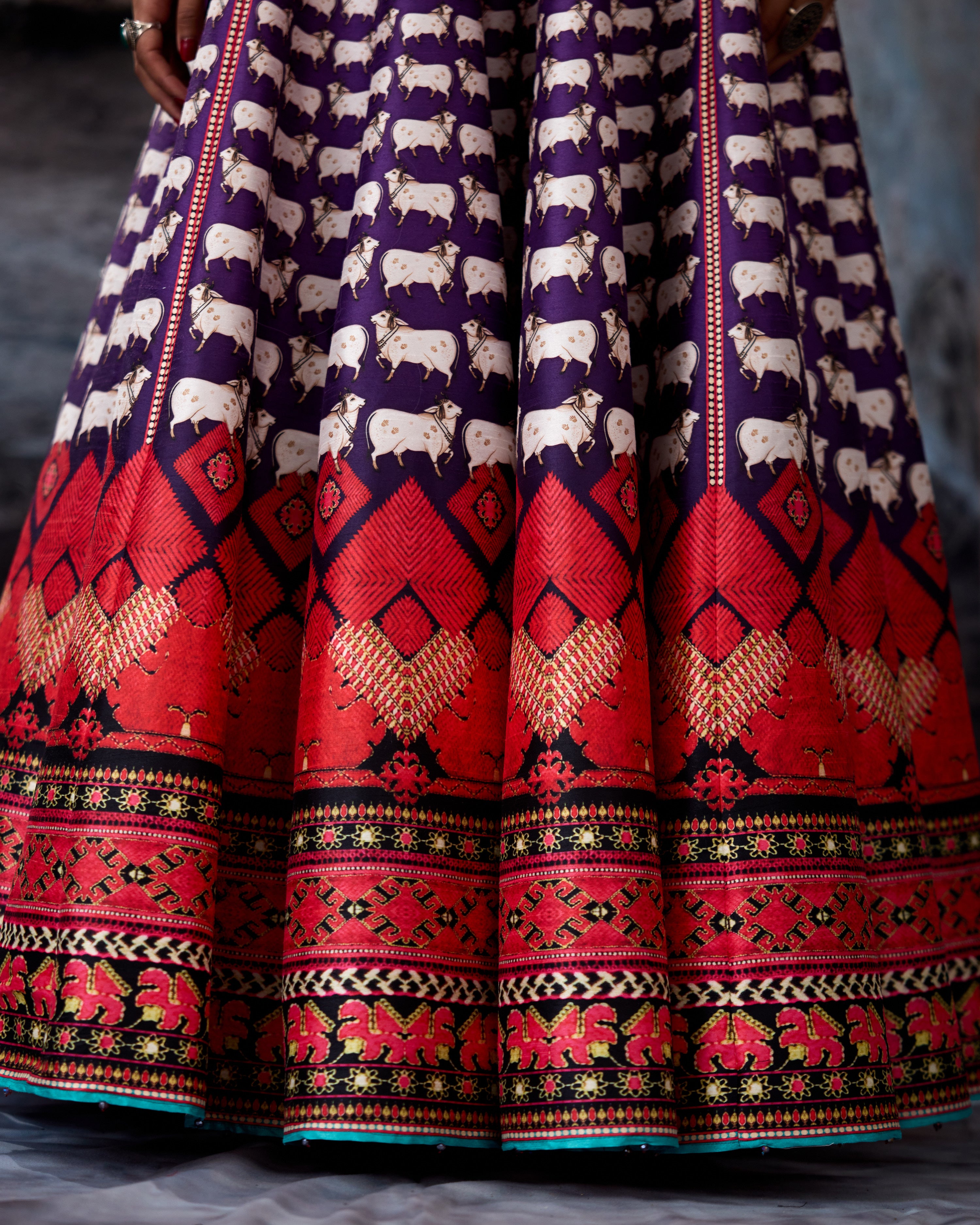 Bethari : Leela - Purple/Turquoise