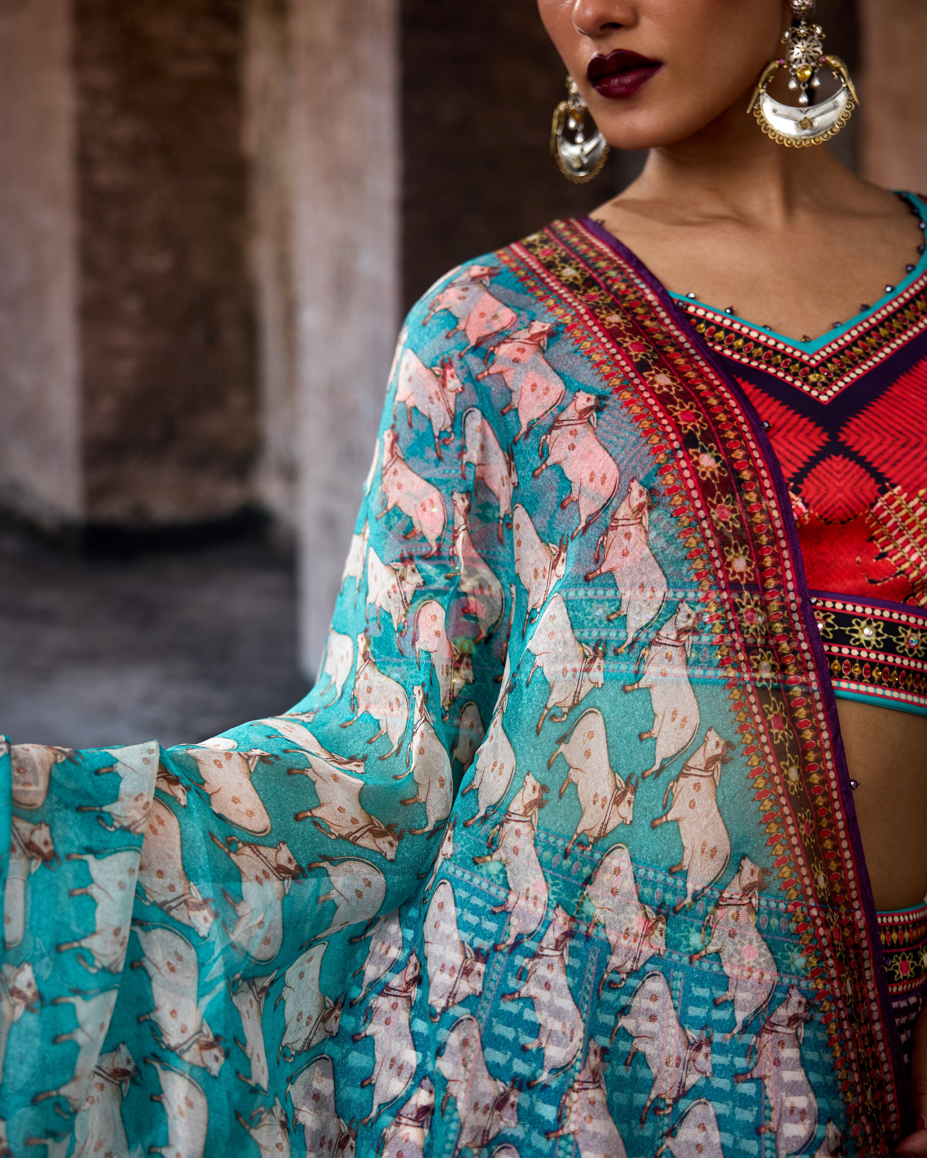 Bethari : Leela - Purple/Turquoise