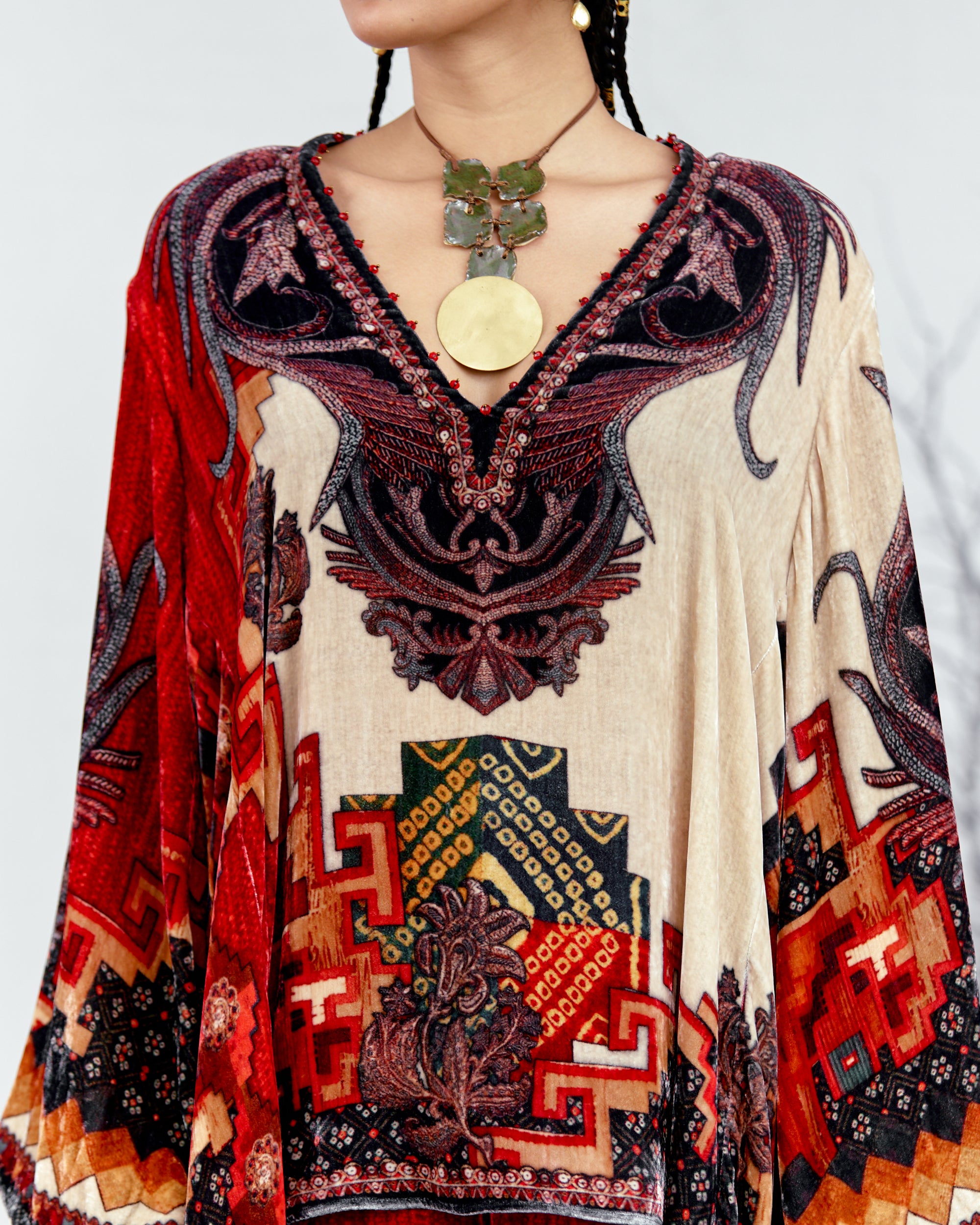 Tijori : Sanaa - Red/Beige