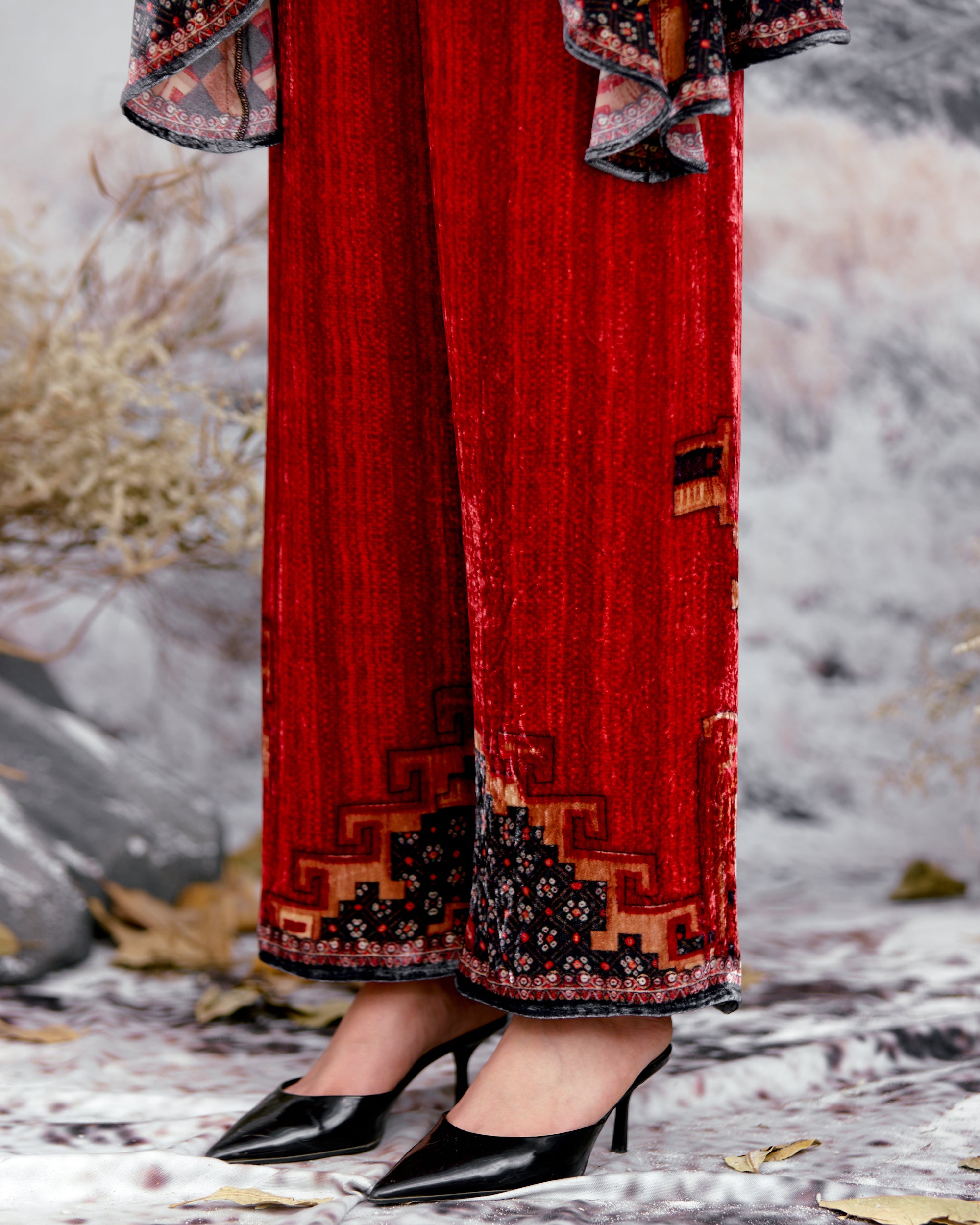 Tijori : Sanaa - Red/Beige