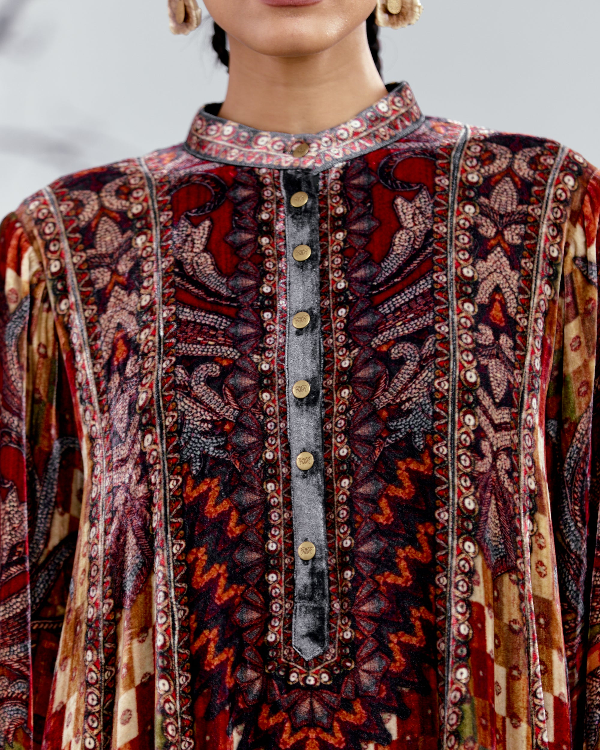 Tijori : Ada - Taupe/Red