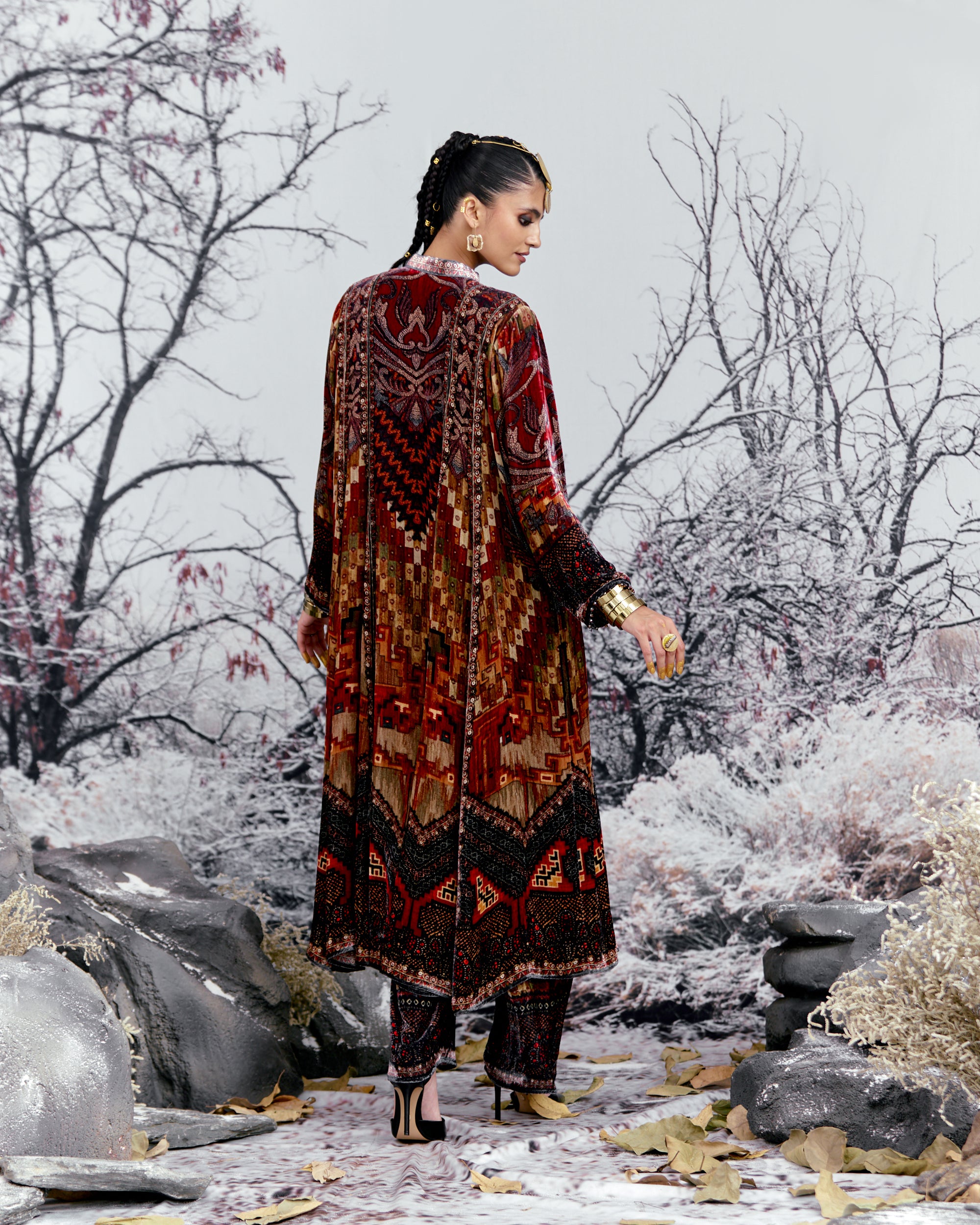 Tijori : Ada - Taupe/Red