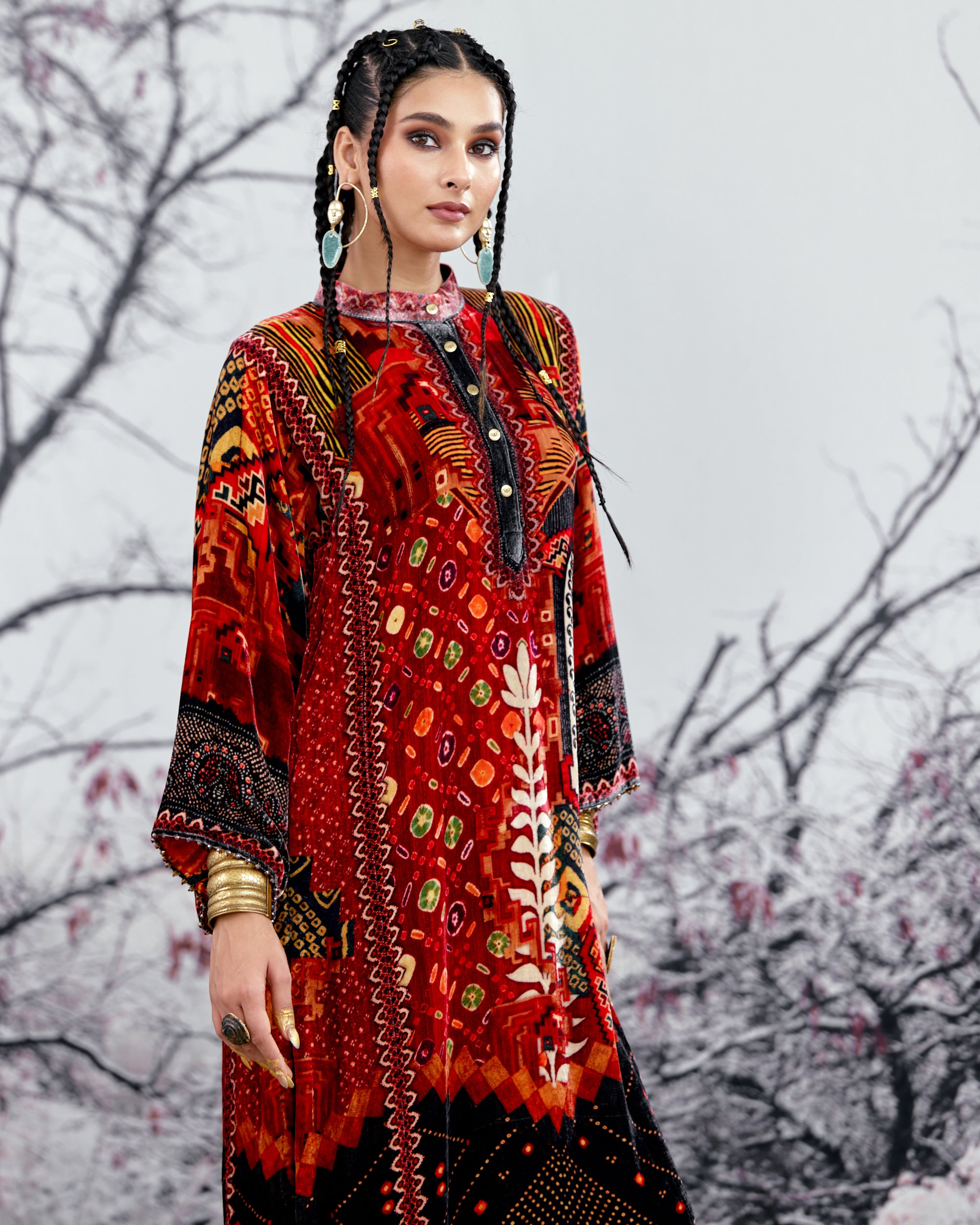 Tijori : Ghazala - Red/Rust