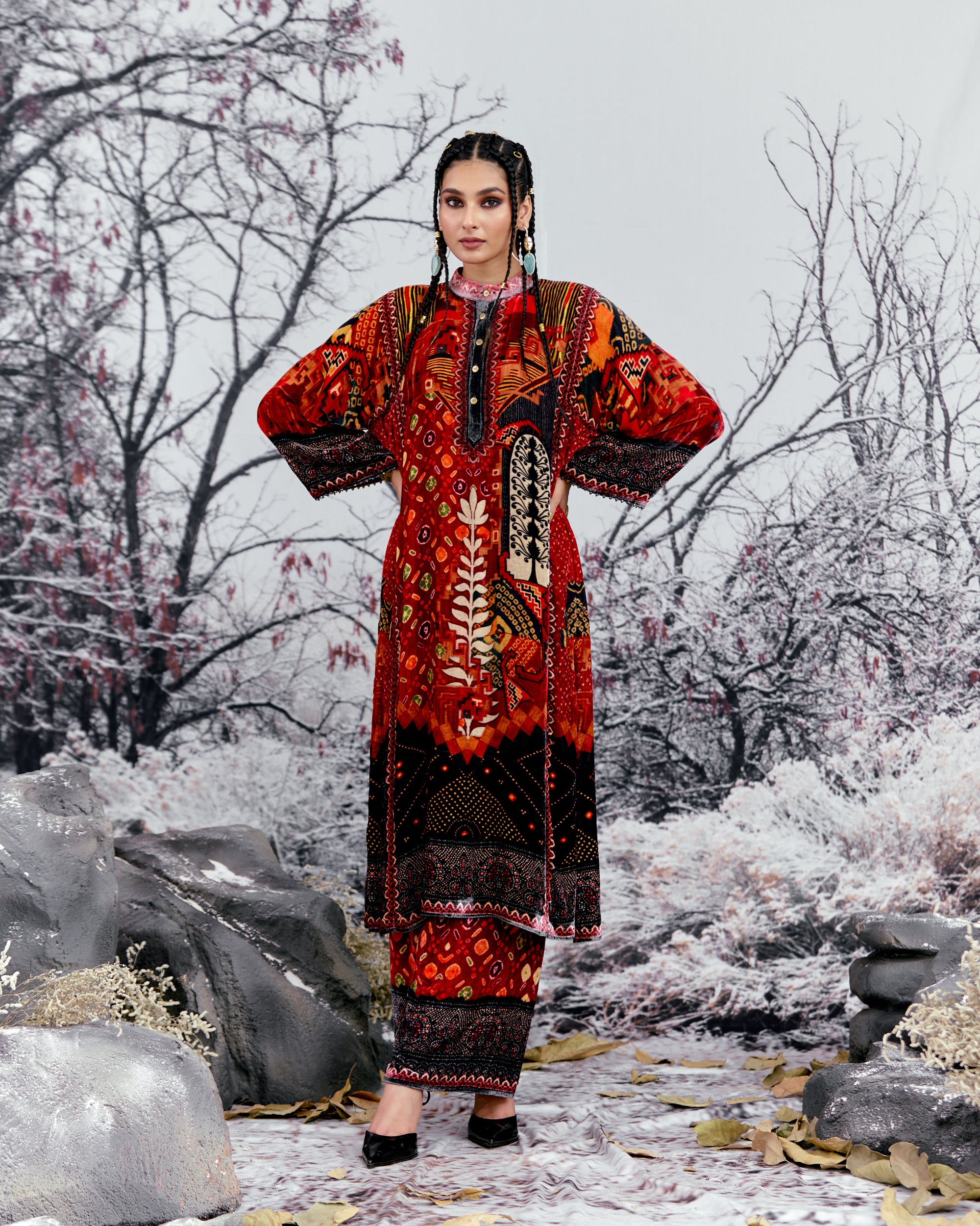Tijori : Ghazala - Red/Rust